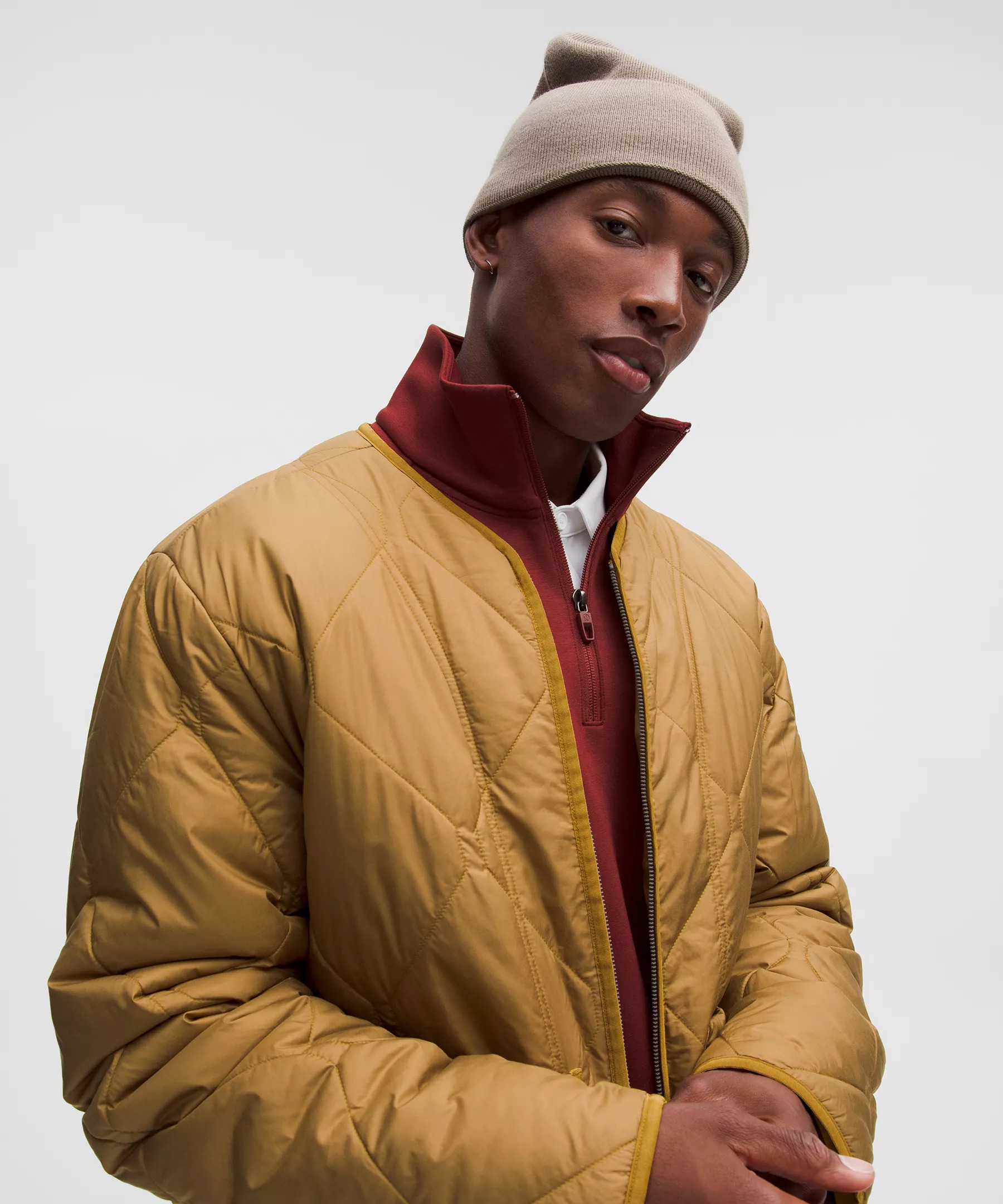 Diamond-Quilted Liner Jacket - 9