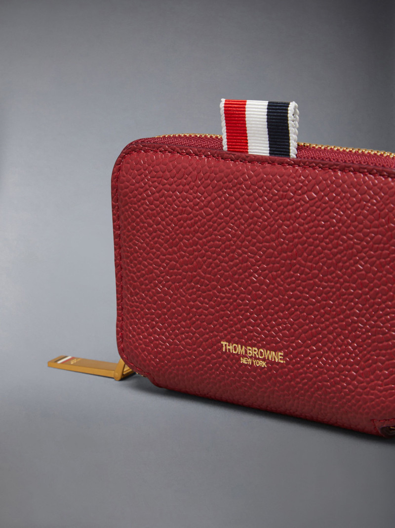 Pebble Grain Zip Around Card Holder 4