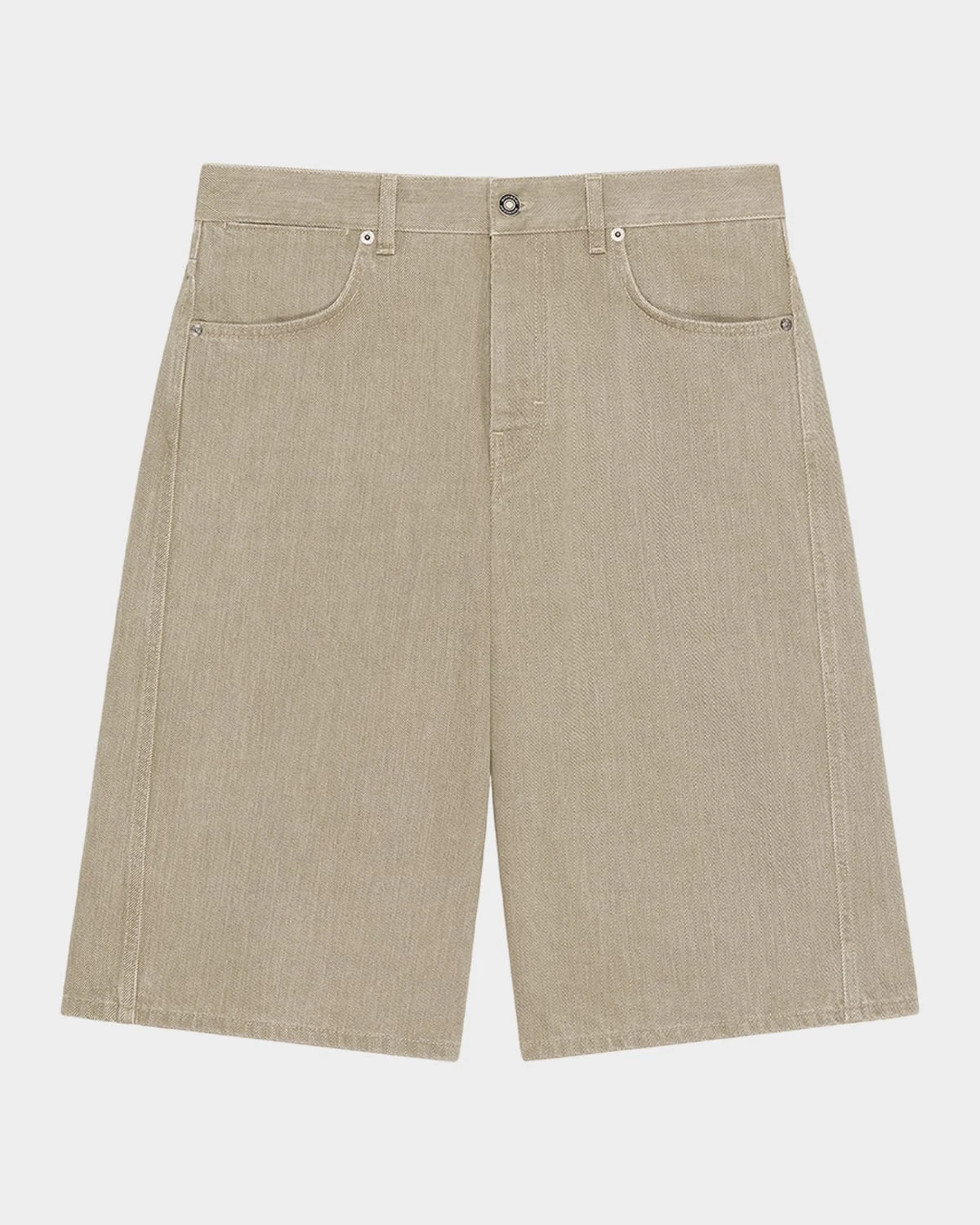 Men's Couture Seam Chino Bermuda Shorts - 1