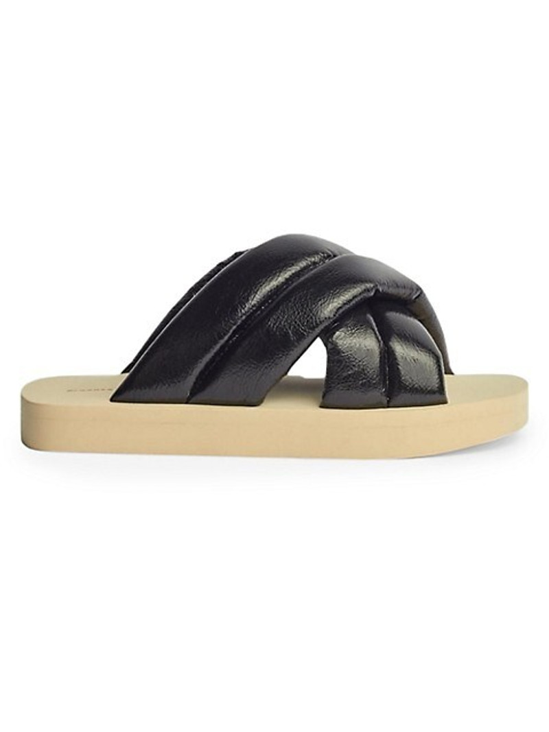 Float Padded Leather Sandals 1