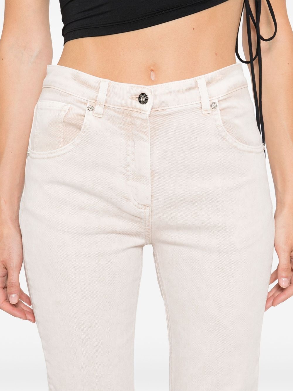 logo-patch jeans - 5