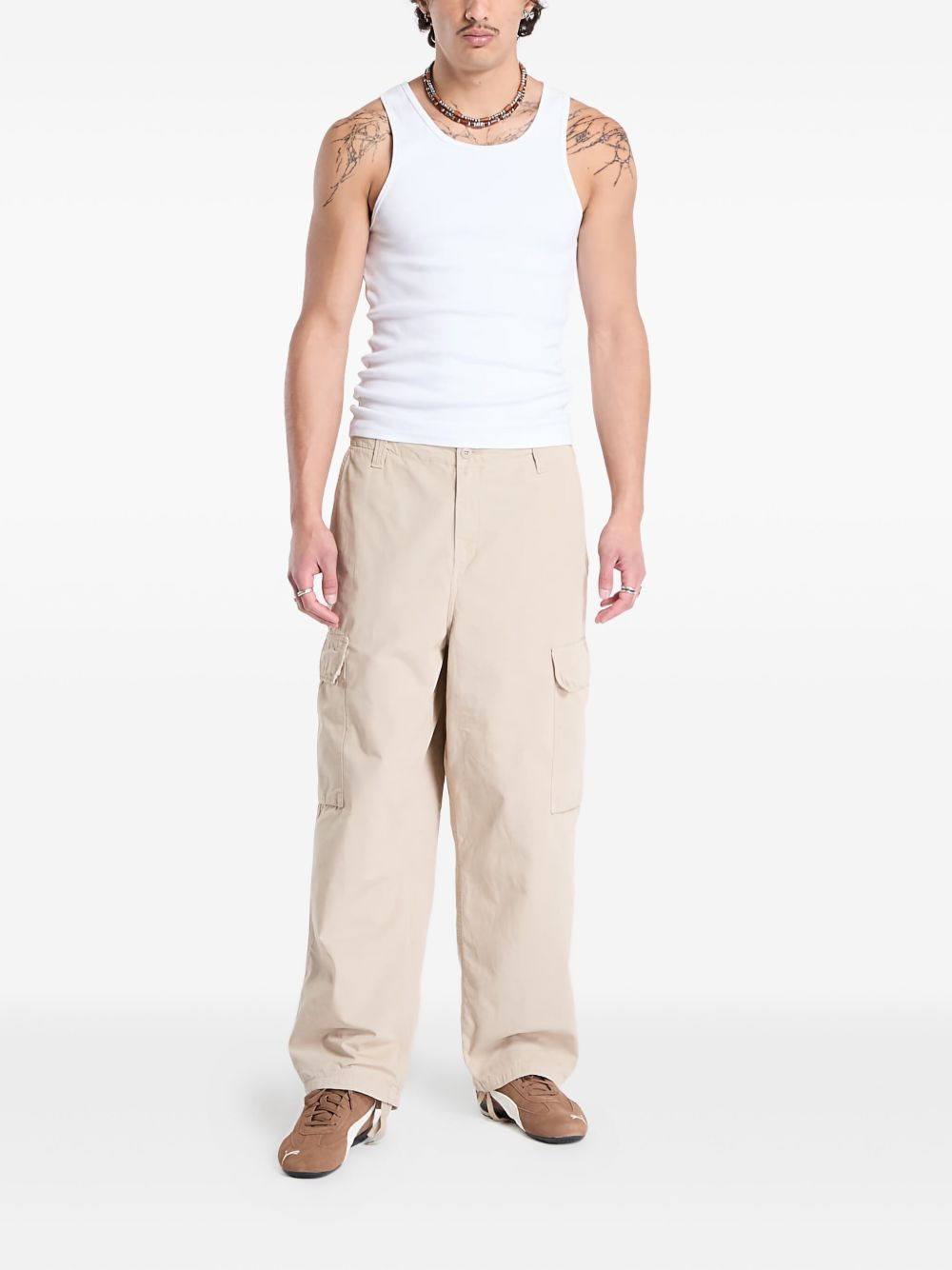 cargo cotton trousers - 2