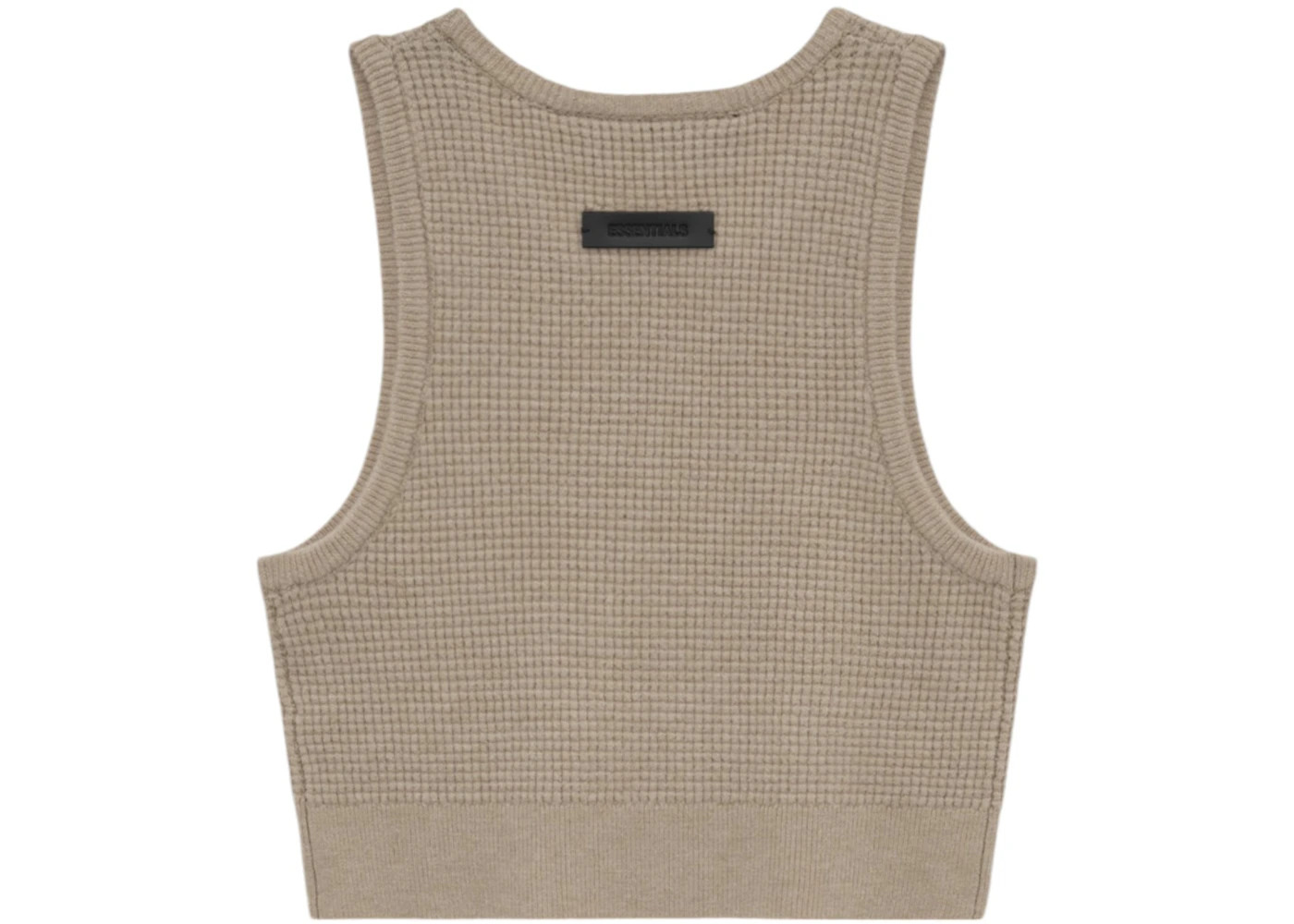 Fear of God Essentials Women's Waffle Sport Tank Desert Sand - 2