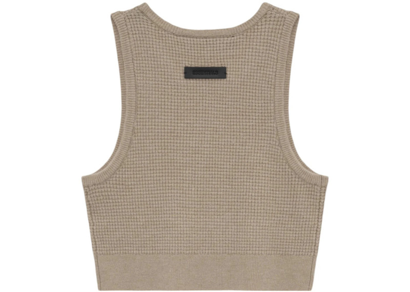 ESSENTIALS Fear of God Essentials Women's Waffle Sport Tank Desert Sand outlook