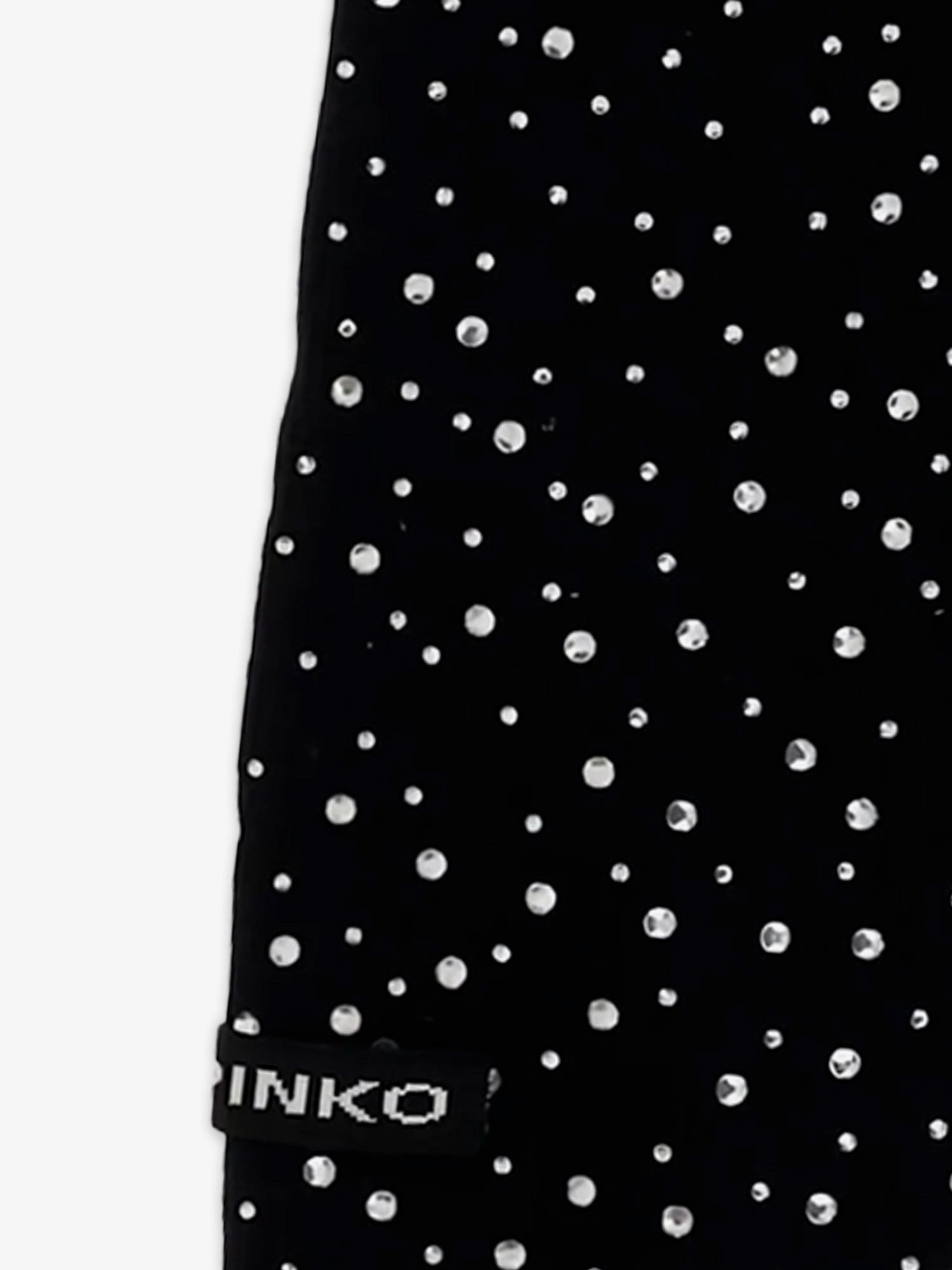 Pinko Svizzera Wool Scarf With Rhinestones - 2