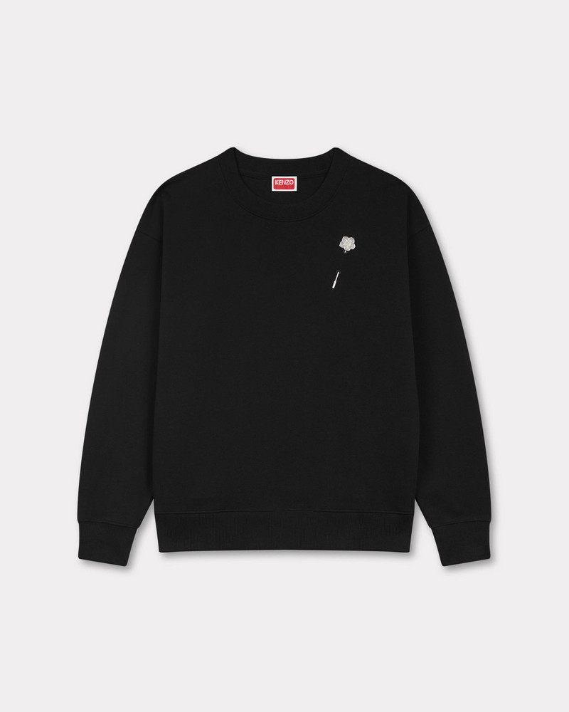 'Boke Flower' crewneck sweatshirt in cotton 1