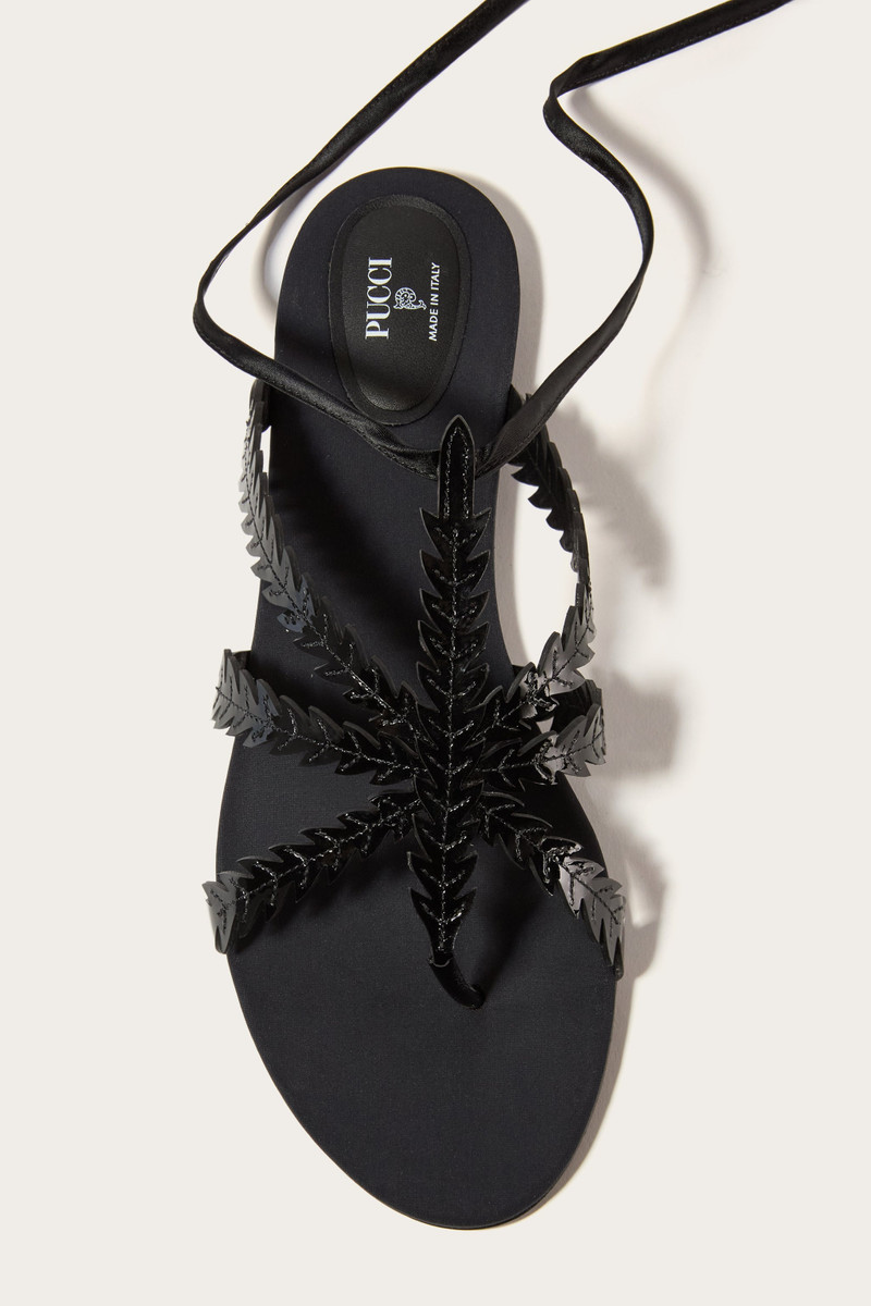 FEATHER-EMBELLISHED SANDALS 3