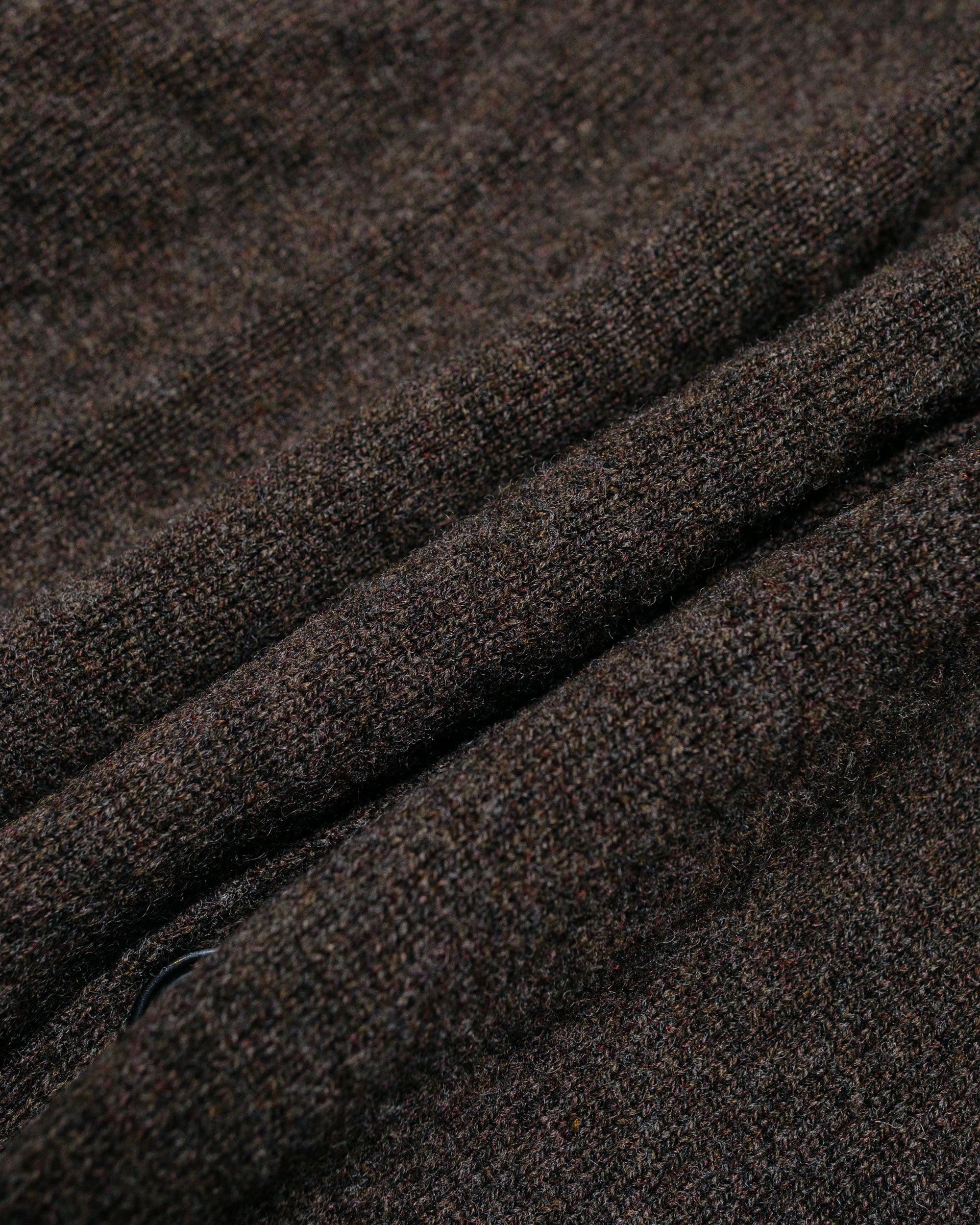 Standard Merino Lambswool Cardigan Heathland Brown - 5