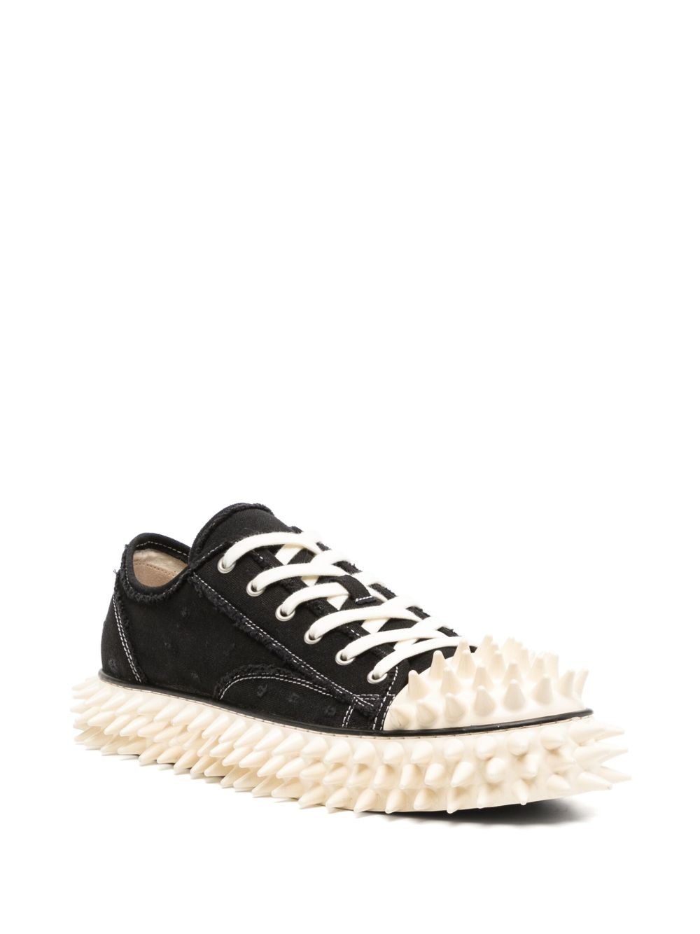 Spiky canvas sneakers - 2