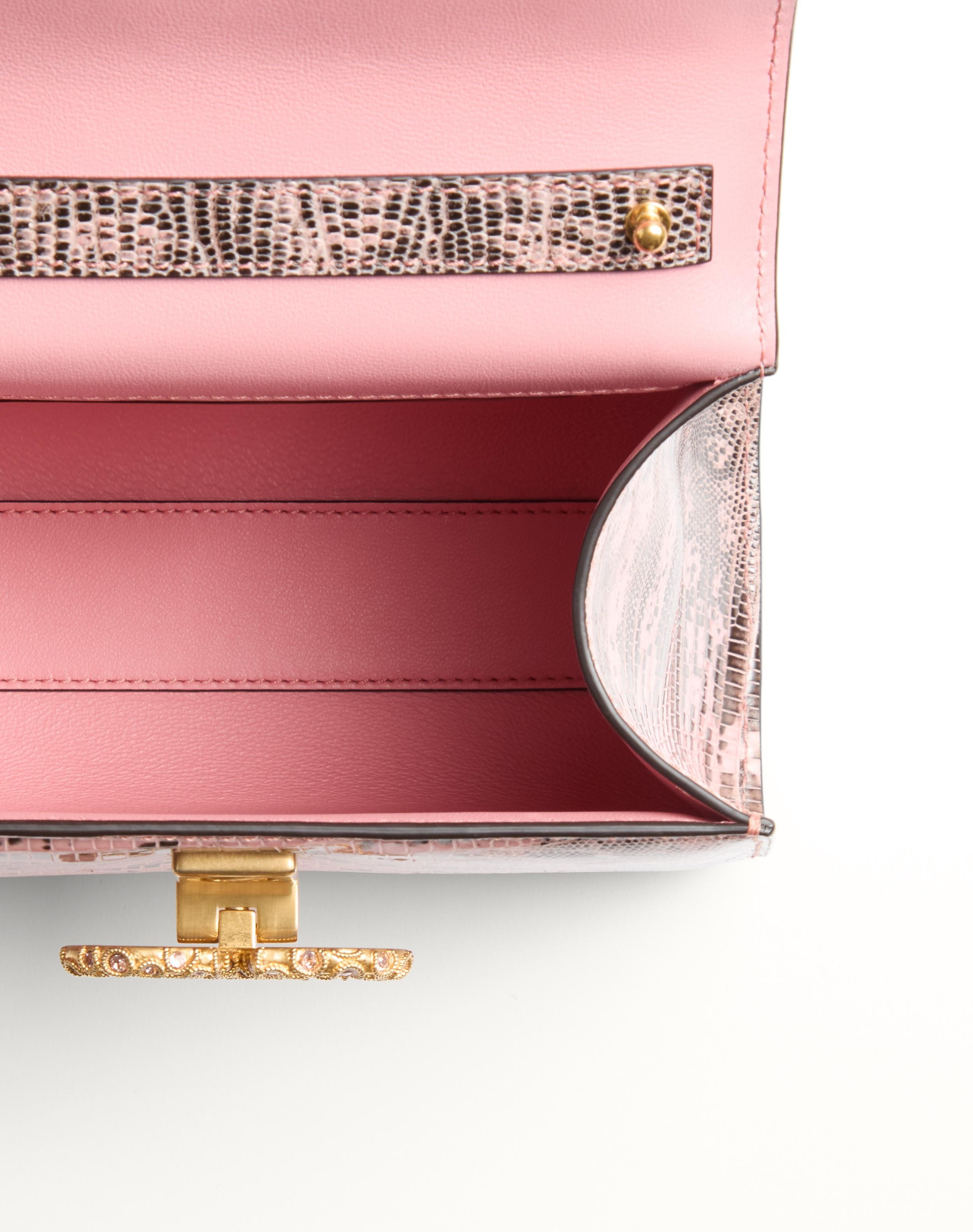 VALENTINO GARAVANI VSLING MINI HANDBAG IN TEJUS WITH JEWEL LOGO - 5
