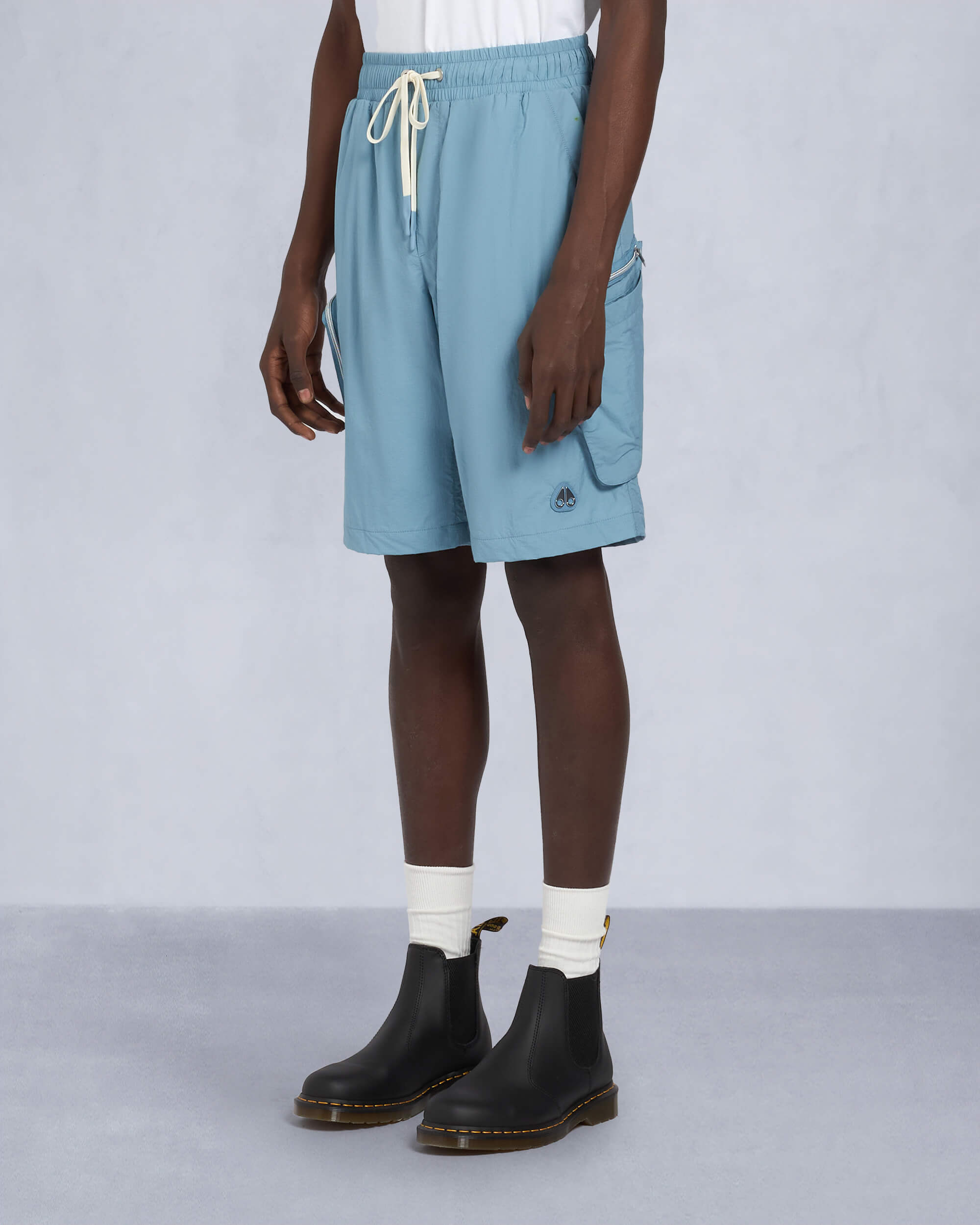 TRISTAN CRINKLE DRAWSTRING SHORTS - 3