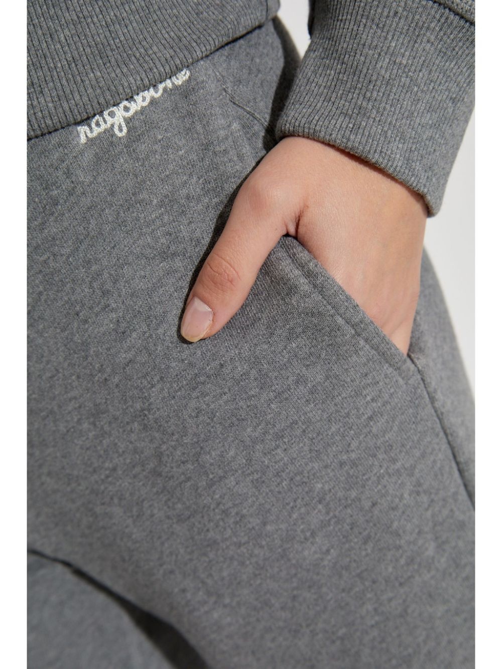 logo-embroidered track pants - 5