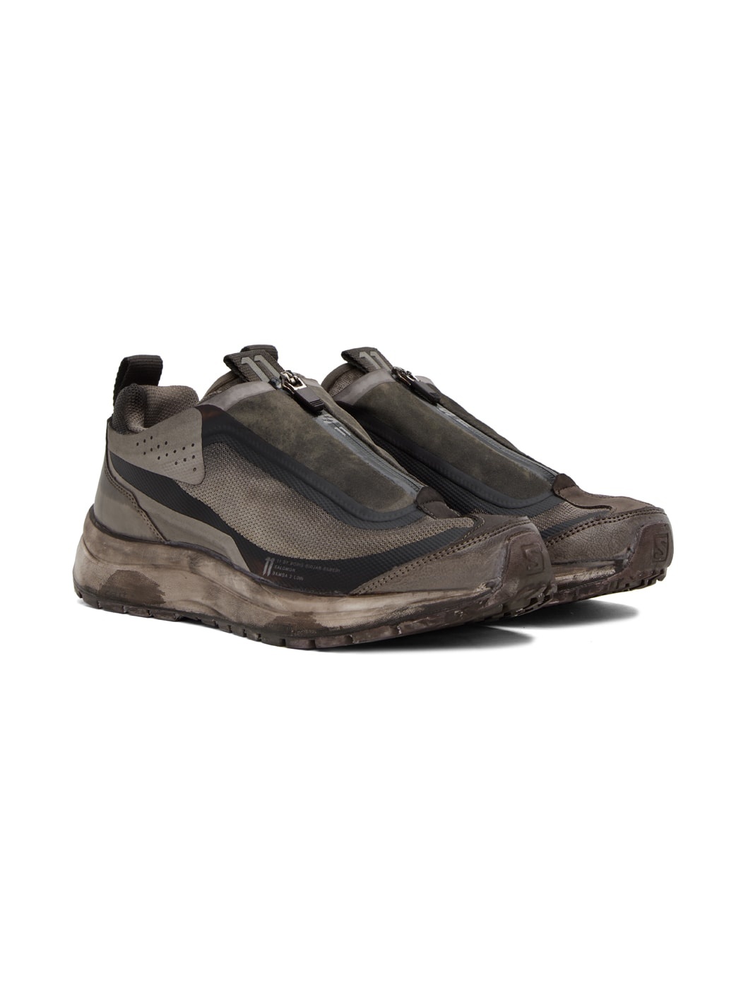 Taupe Salomon Edition Bamba 2 Low Sneakers - 4