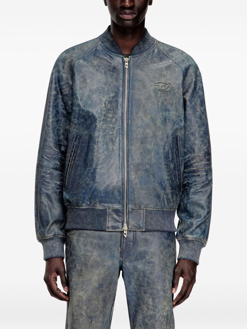 L-Cobb leather bomber jacket 3