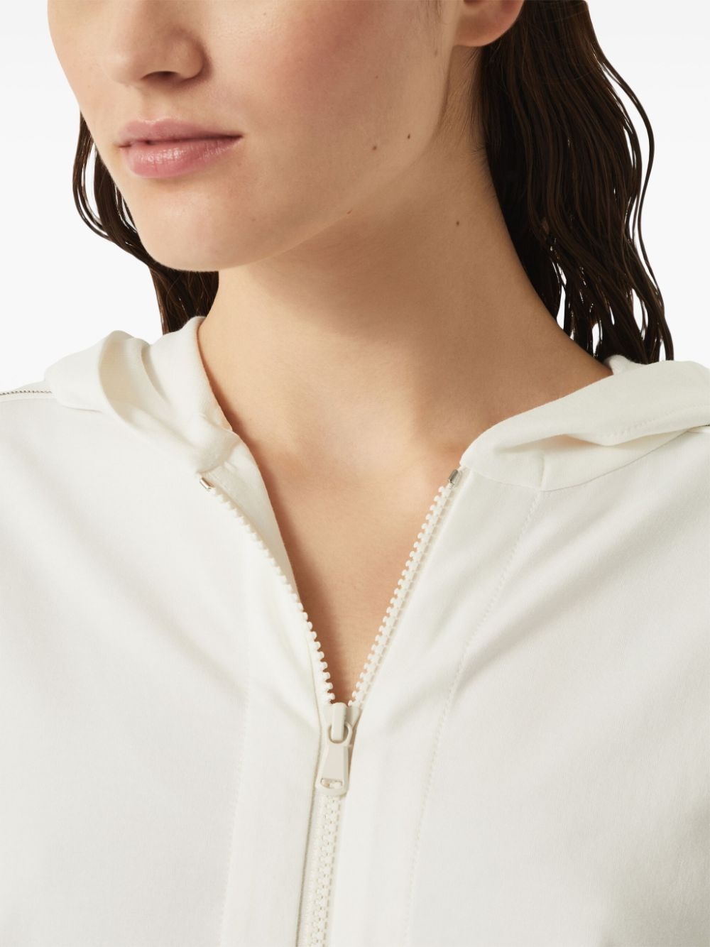 Monili-embellished hoodie - 5