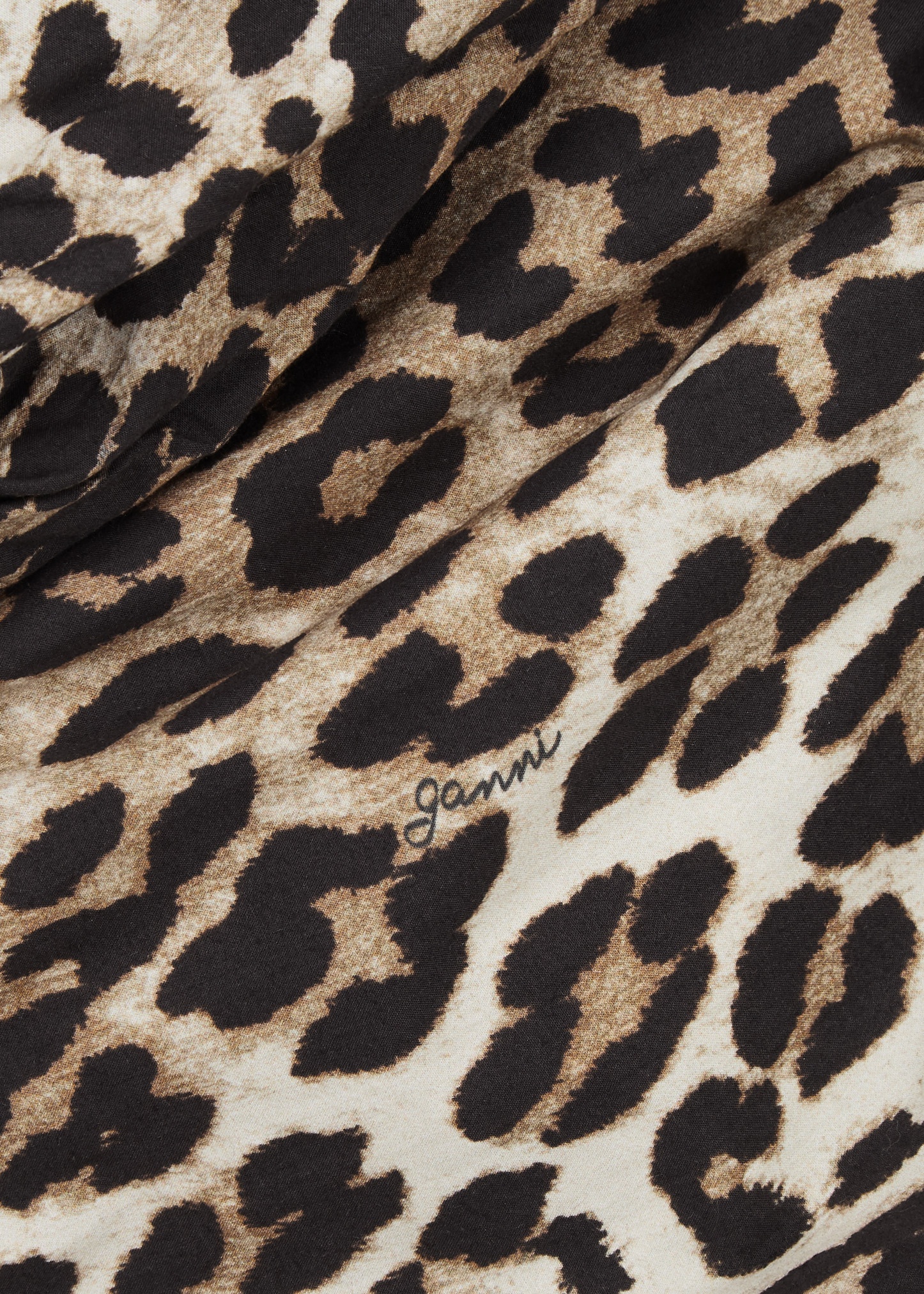 Leopard-print cotton-poplin blouse - 5