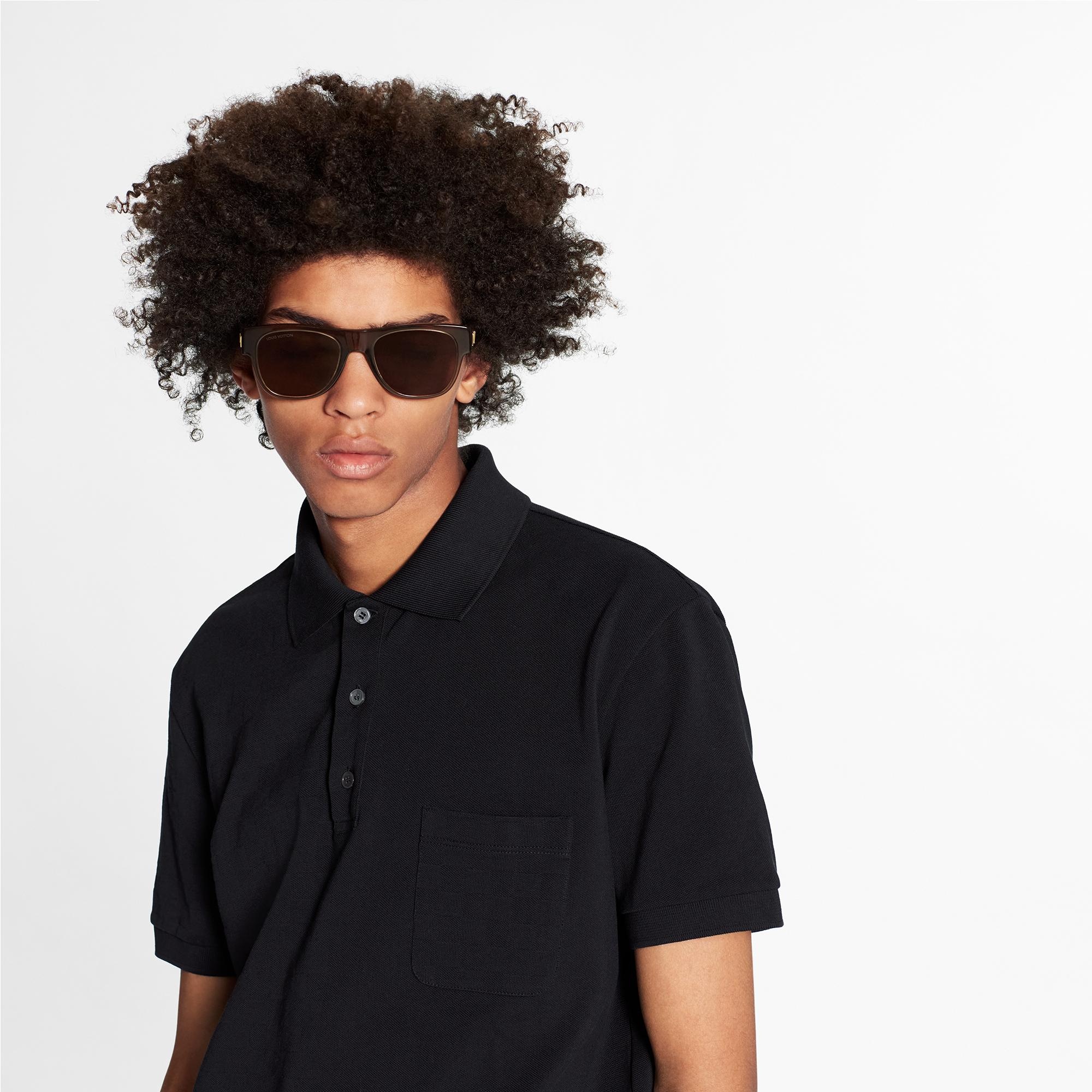 Half Damier Pocket Polo - 3