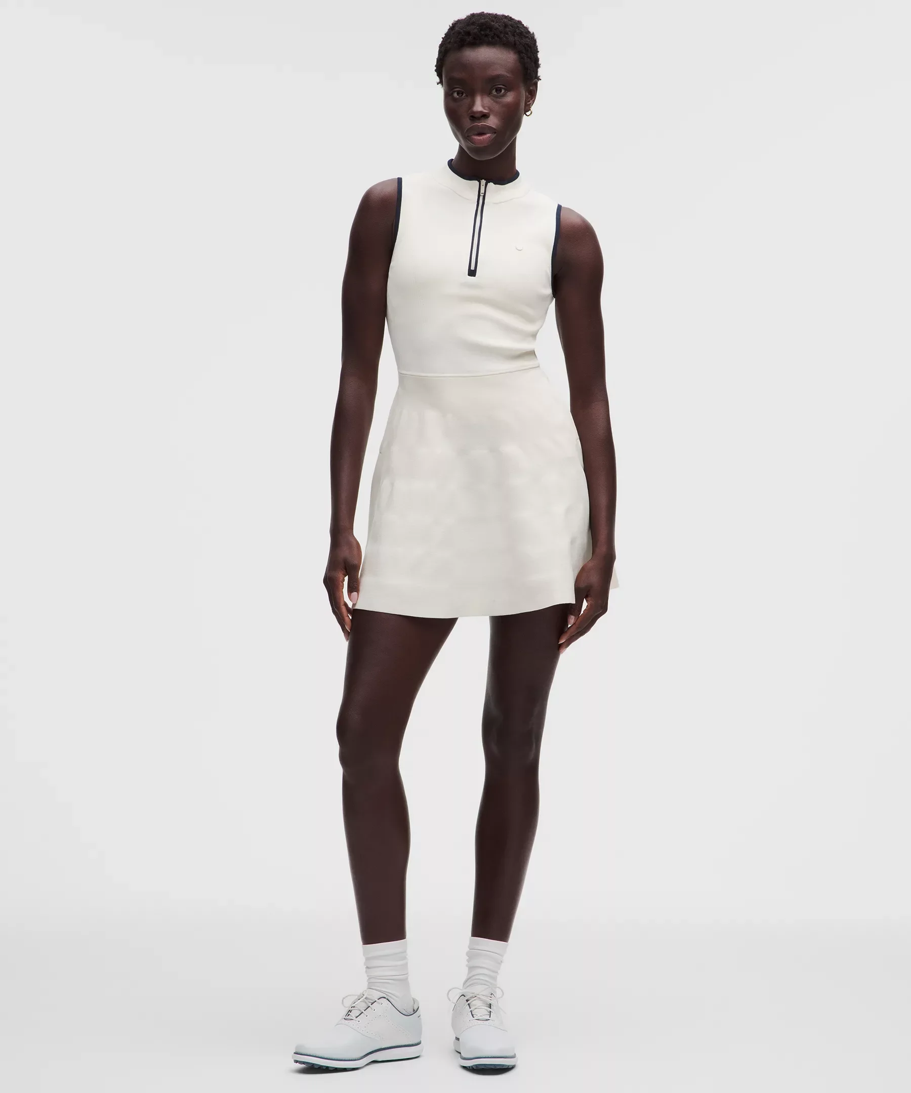 Knit Sleeveless Golf Dress - 1