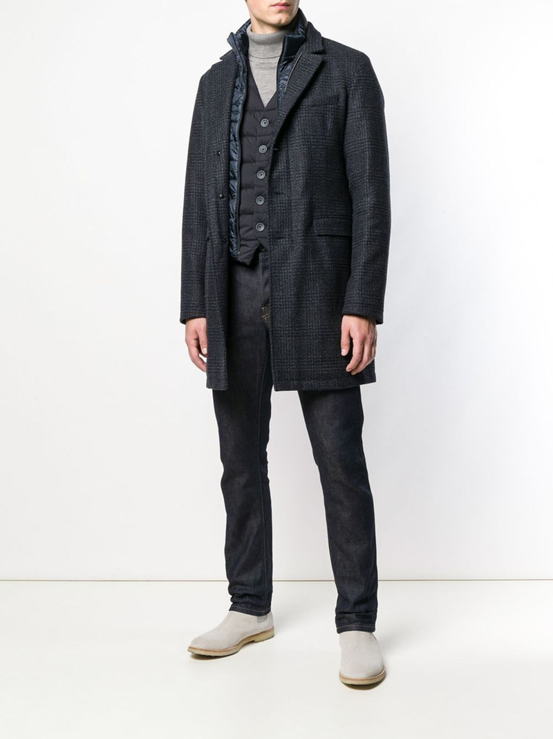 Herno zipped gilet jacket outlook