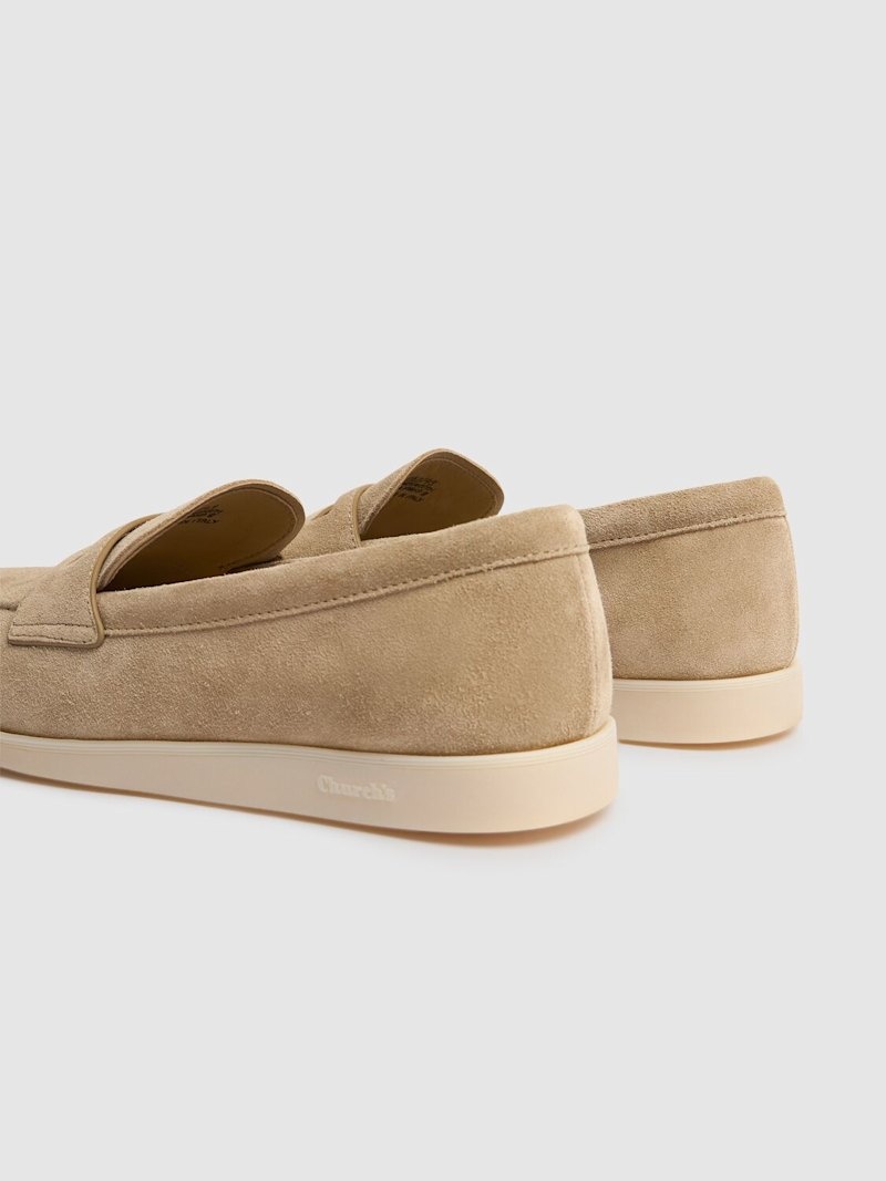 Saddle suede loafers - 3