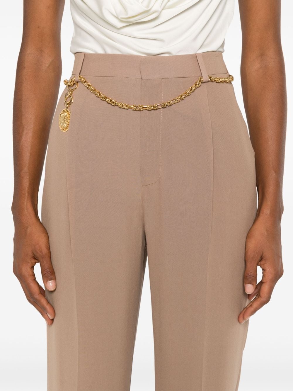 silk crepe trousers - 5
