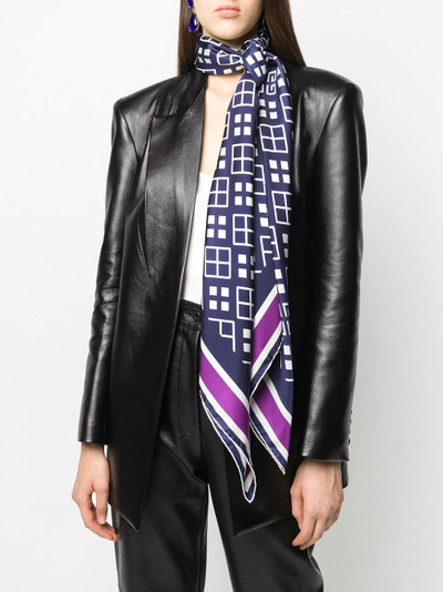 Givenchy 4G geometric print scarf outlook