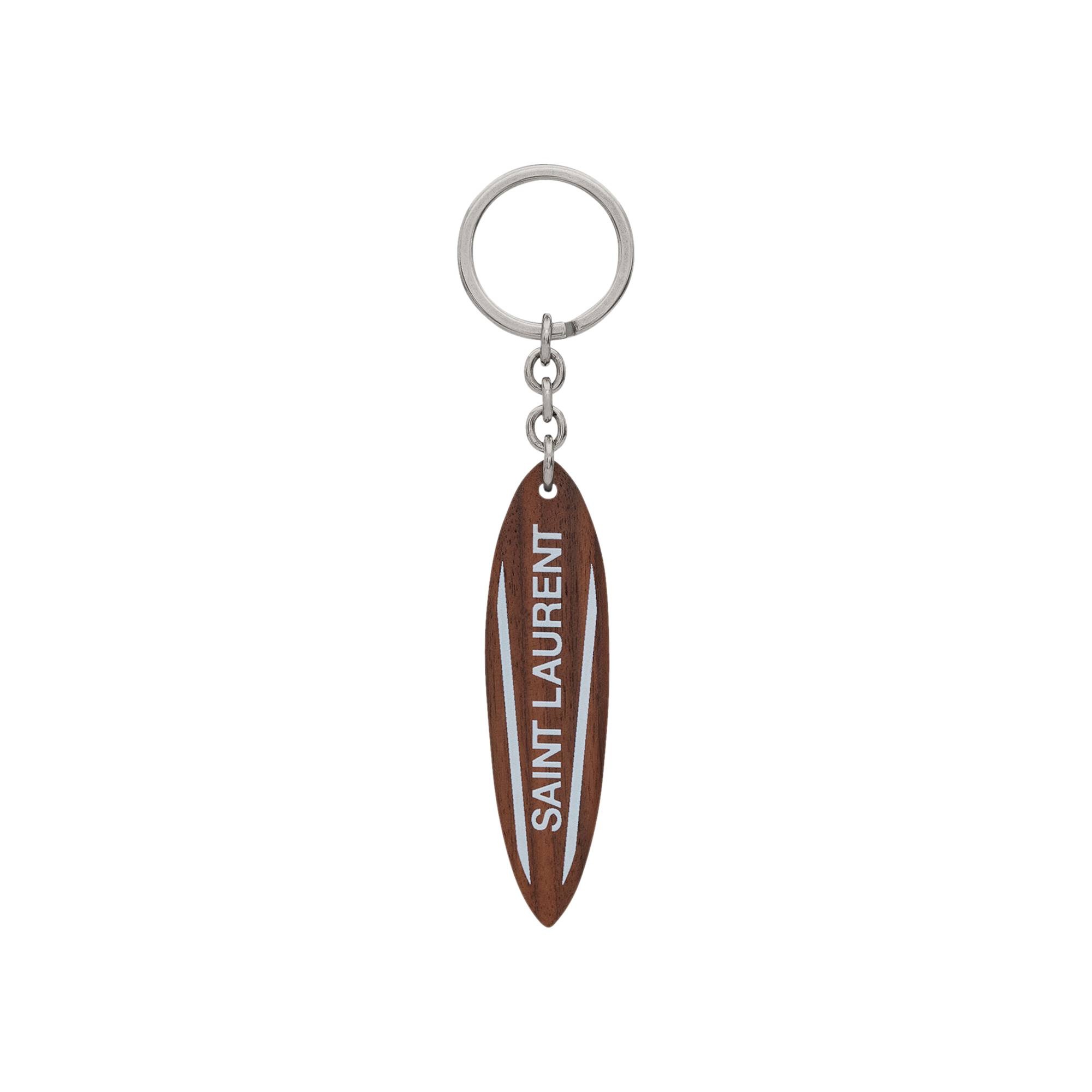 Saint Laurent Surf Keyring 'Natural/White' - 1