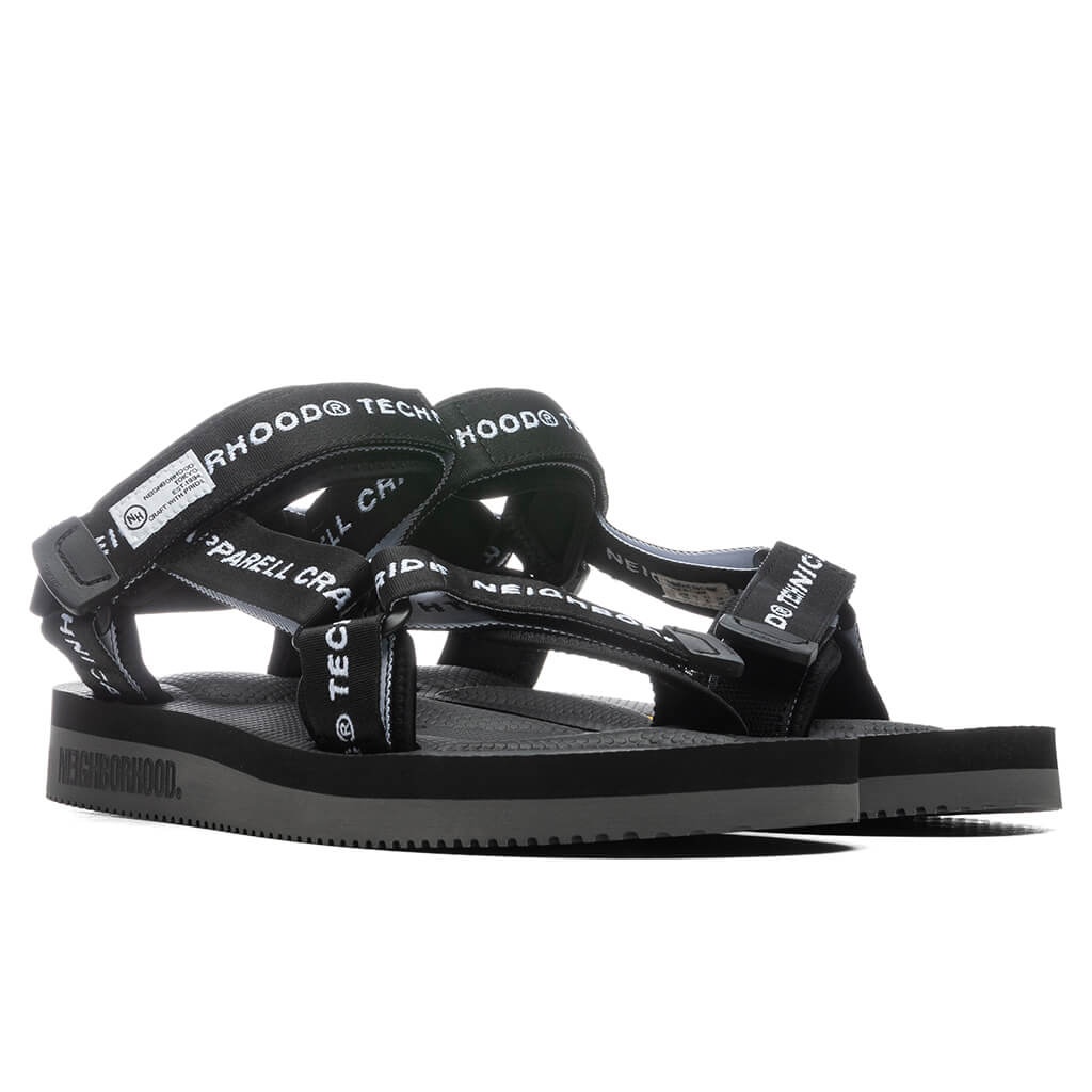 NEIGHBORHOOD X SUICOKE SI . OG-022V2 NR-SANDAL - BLACK - 2