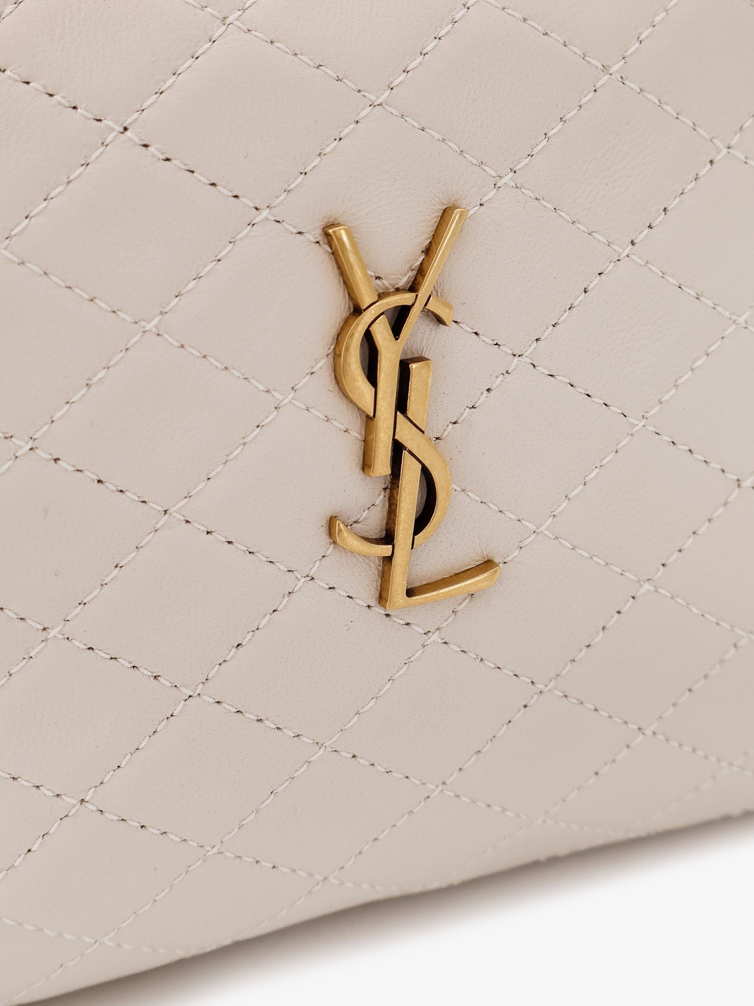 Saint Laurent Gaby Leather Shoulder Bag - 5