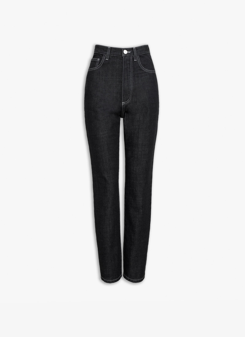 HIGH WAIST DENIM PANT - 1