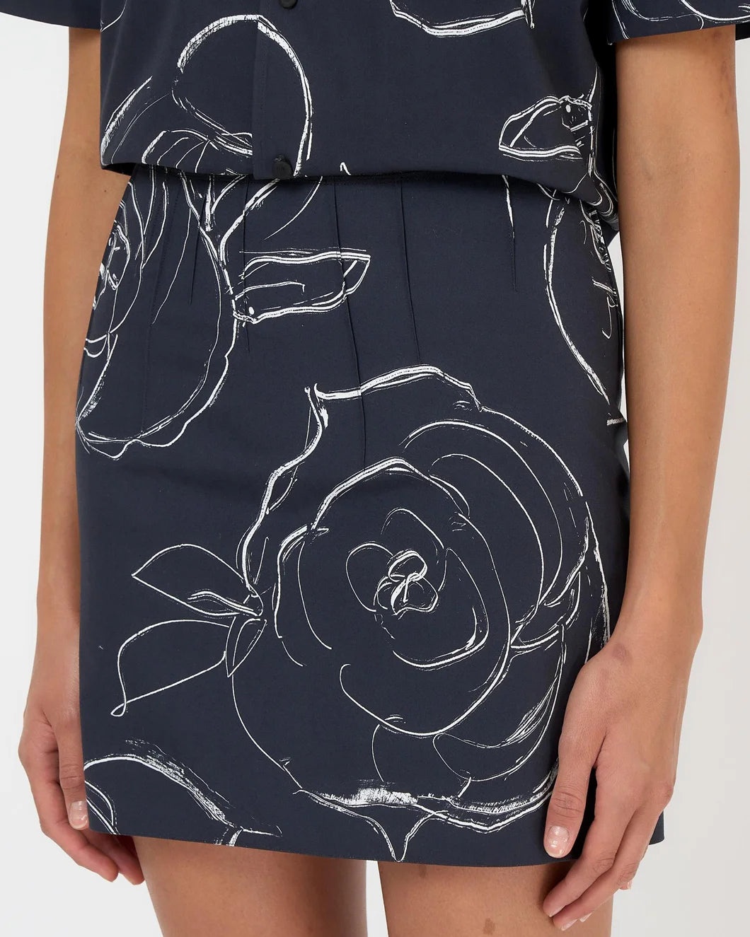 HEAVY POPLIN MINI SKIRT - 4