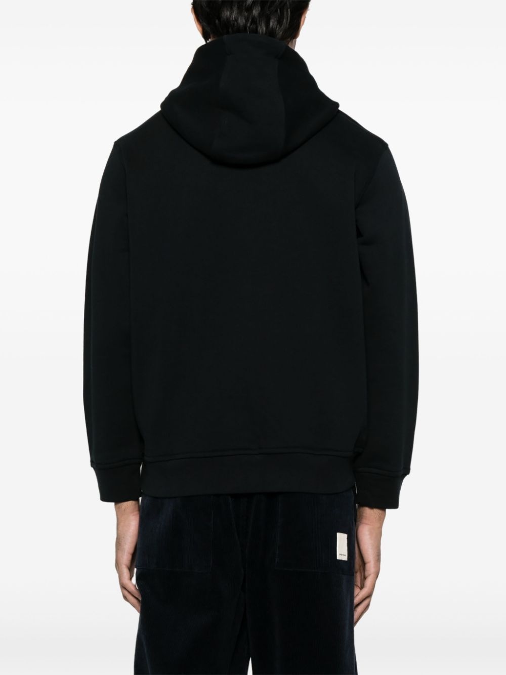 logo-embroidered hoodie - 4
