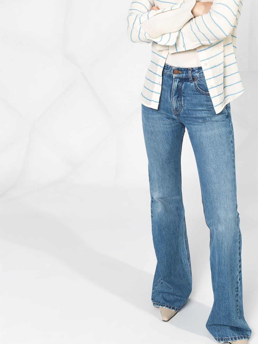 super high flared jeans - 5