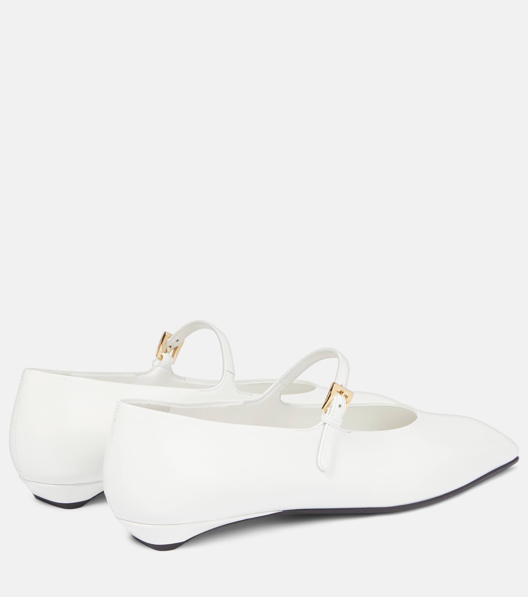 Leather Mary Jane flats - 2