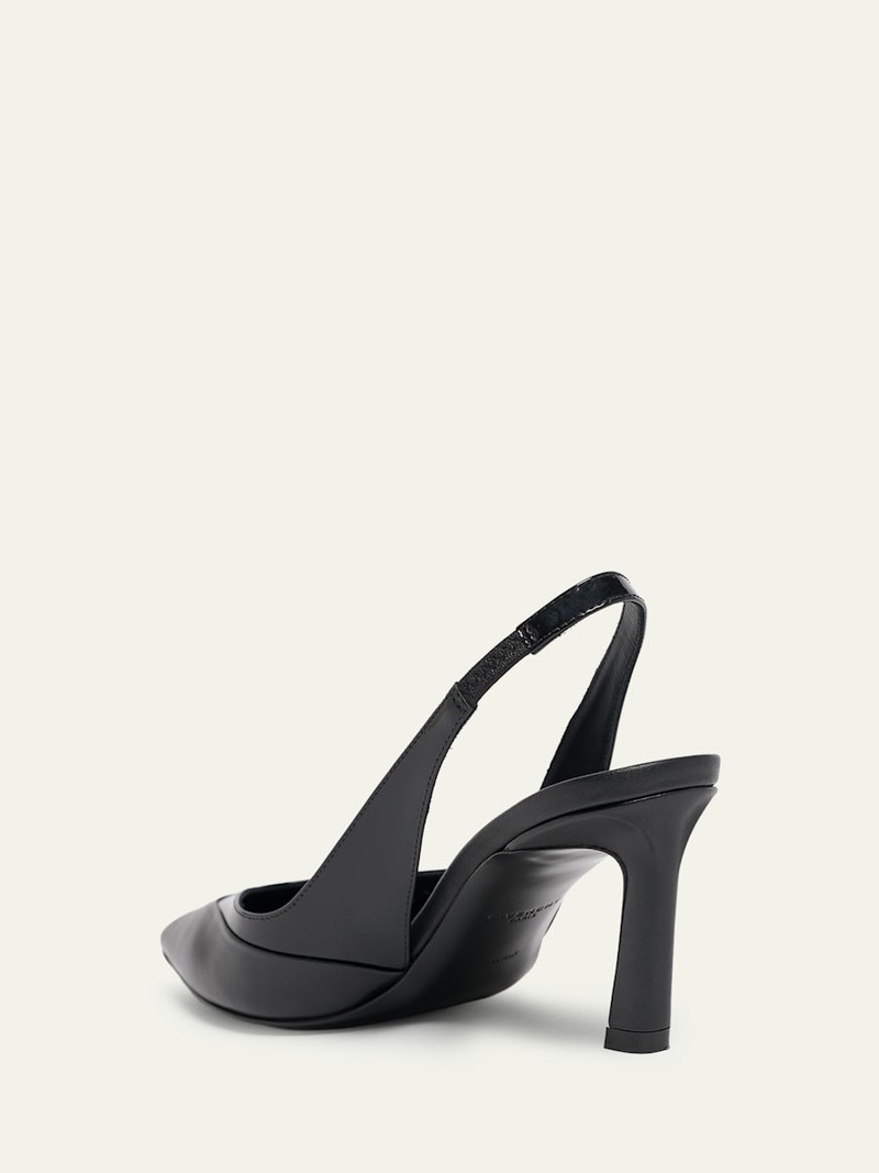 Givenchy Spiky Mixed Leather Slingback Pumps outlook