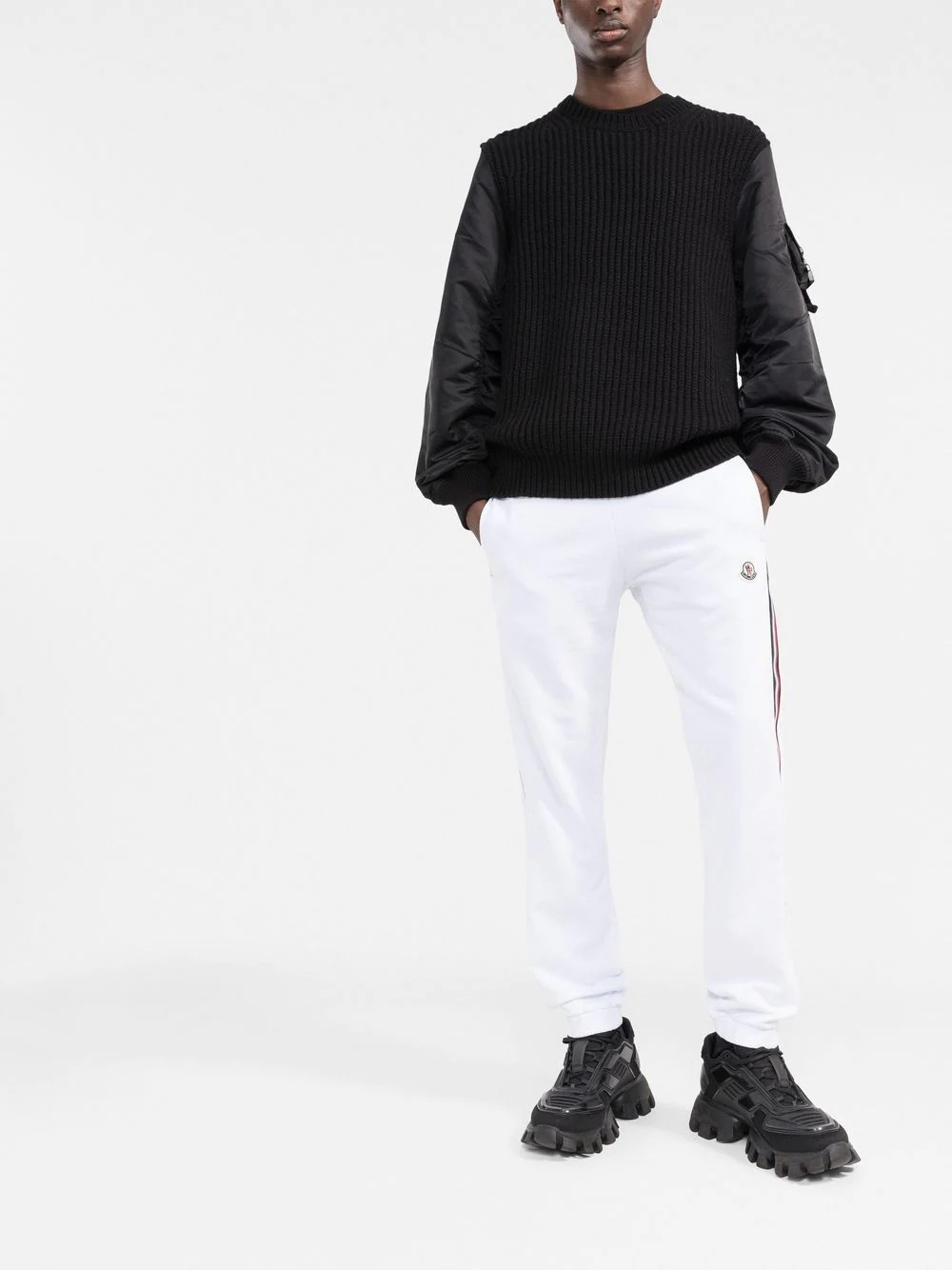 Tricolour-side stripe track pants - 2