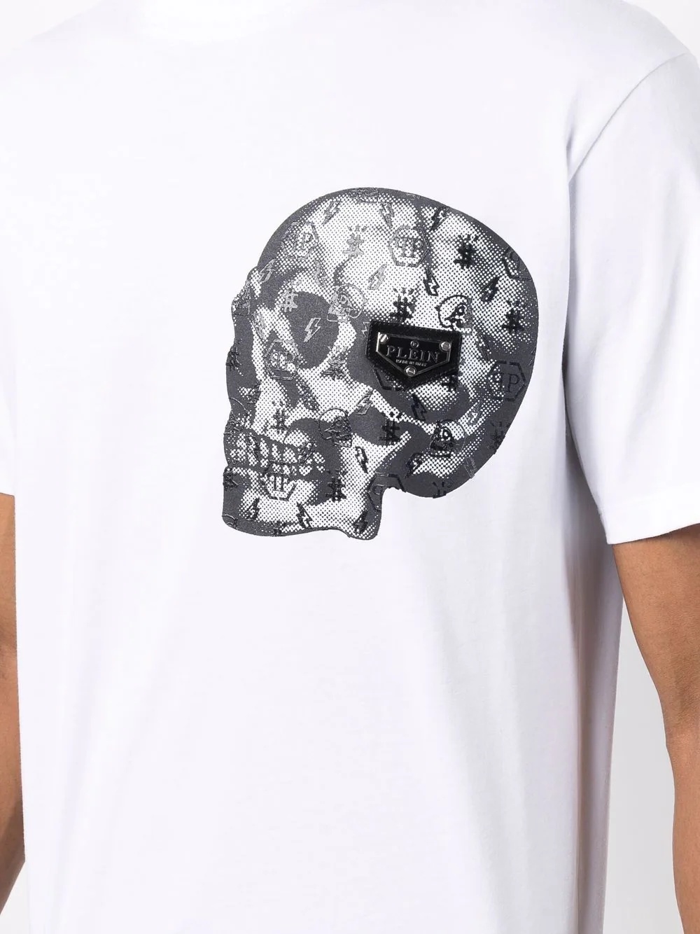 skull-print T-shirt - 6