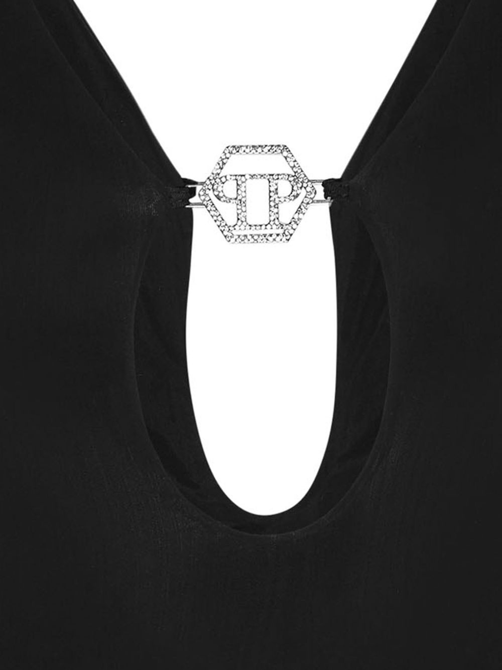 logo-plaque swimsuit - 2
