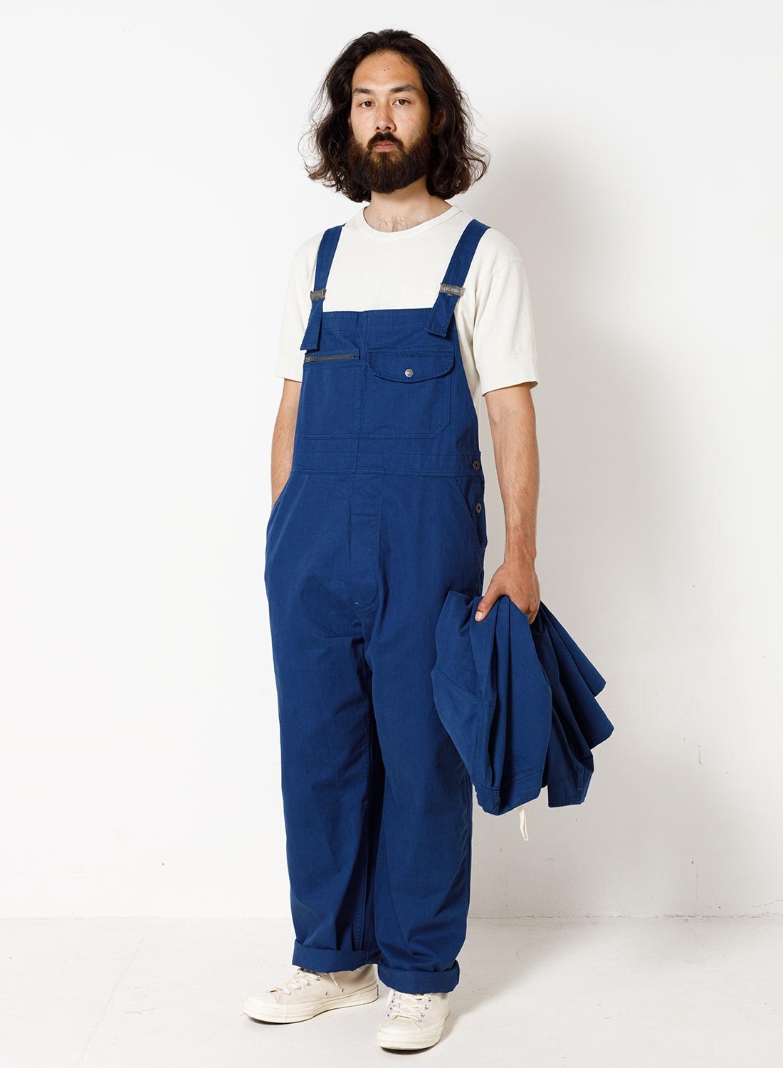 Original Lybro Dungaree Cotton Twill in Indigo - 2