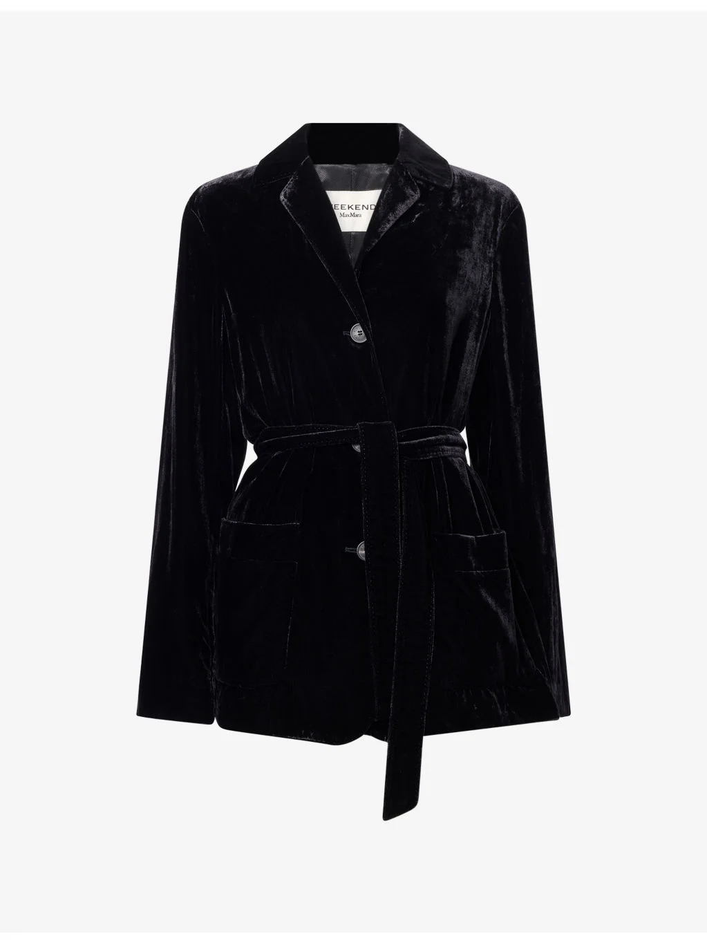 Belted Velvet Jacket - 1