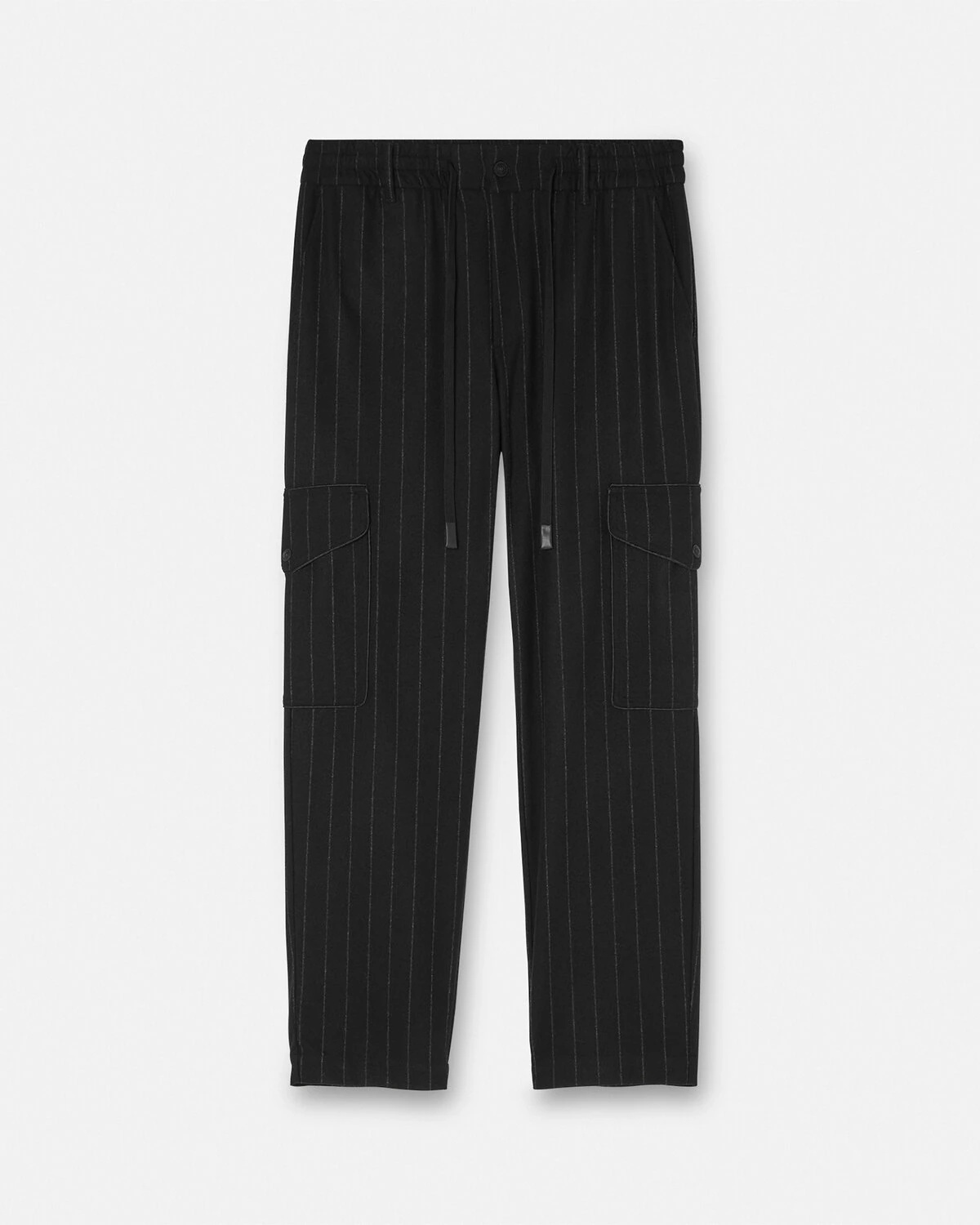 Striped Cargo Trousers - 1