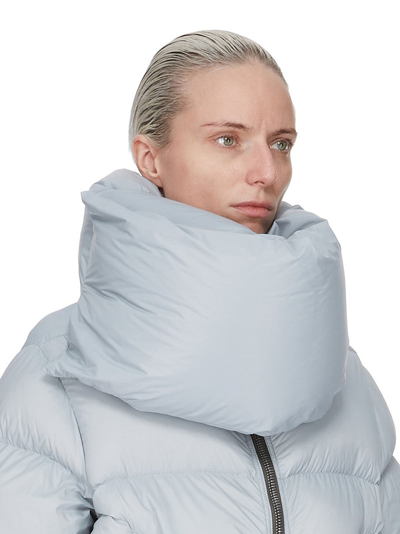 Funnel Neck Jacket Pale Blue 4