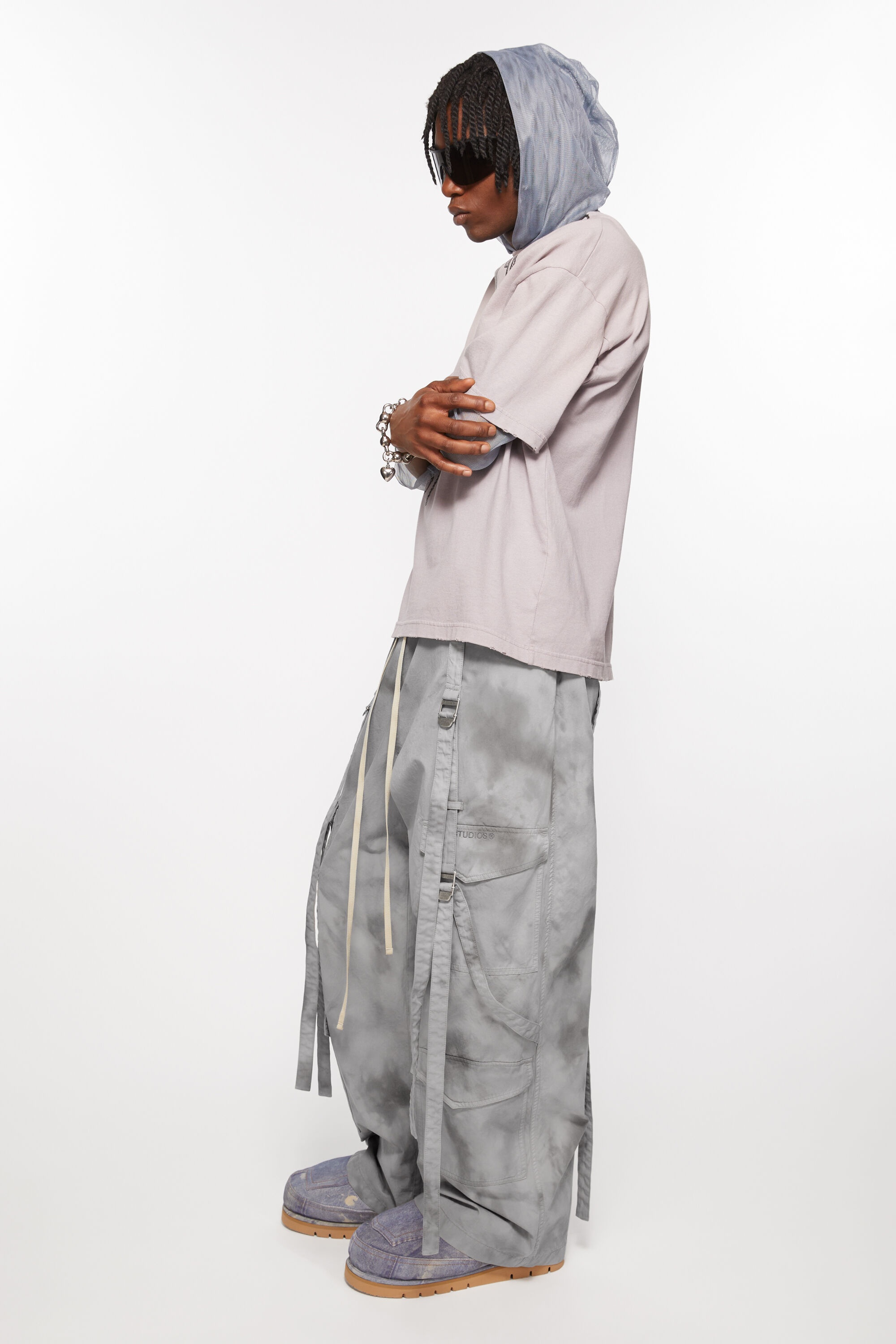 Cargo trousers - Mid Grey - 4