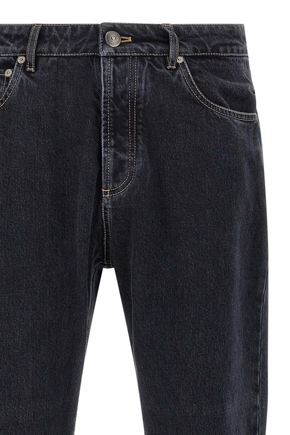 Brunello Cucinelli Men 'Denim Grey' Jeans - 3