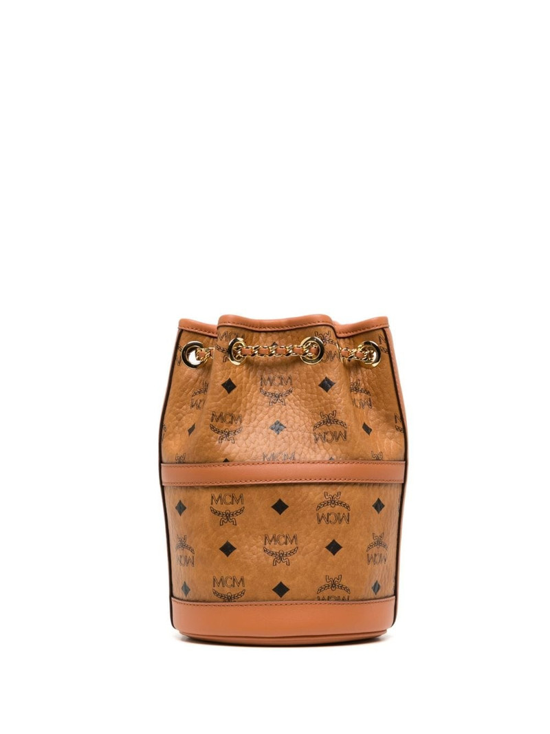 mini Aren chain leather backpack 1