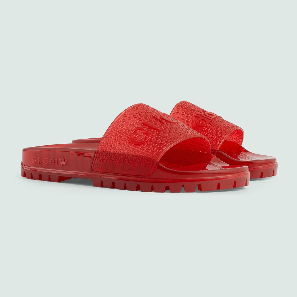 adidas x Gucci men's rubber slide sandal - 2