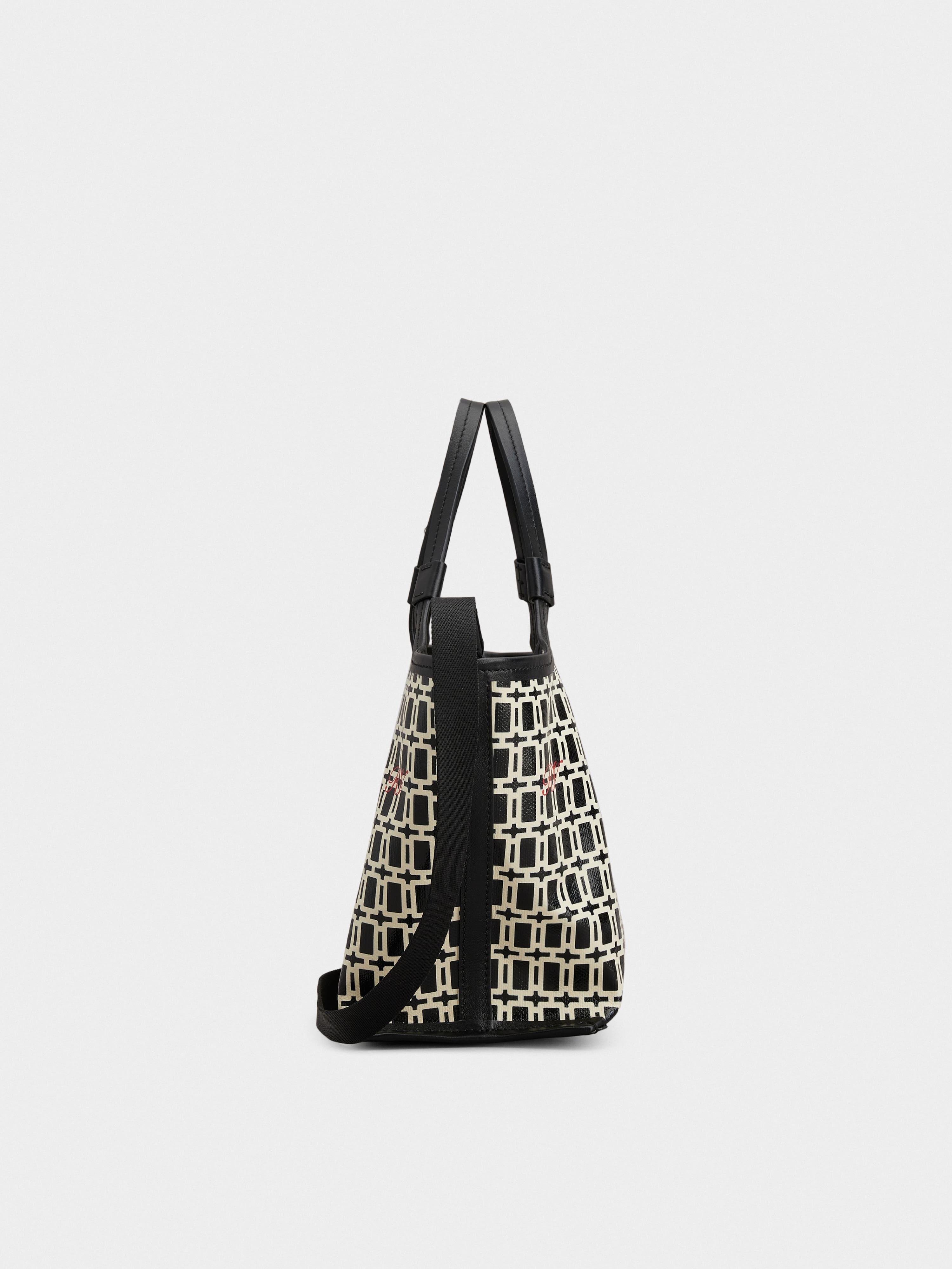 Grand Vivier Mini Shopping Bag in fabric - 4