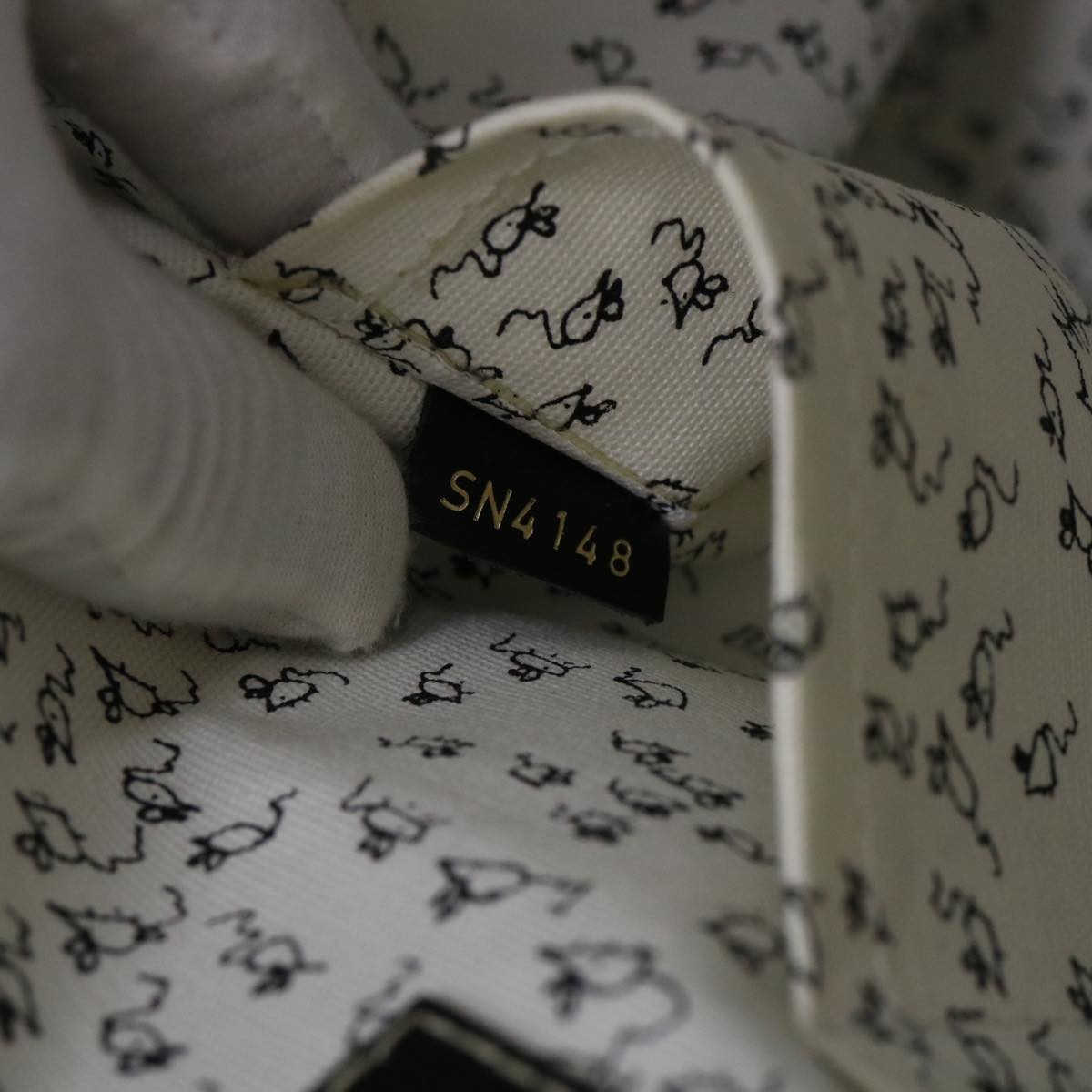 LOUIS VUITTON Catgram Alma Souple Hand Bag Black M44403 - 11