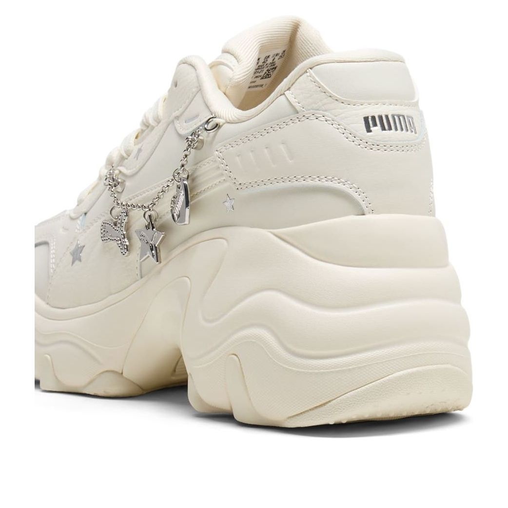(WMNS) PUMA Pulsar Wedge 'Chain White' 400491-01 - 3