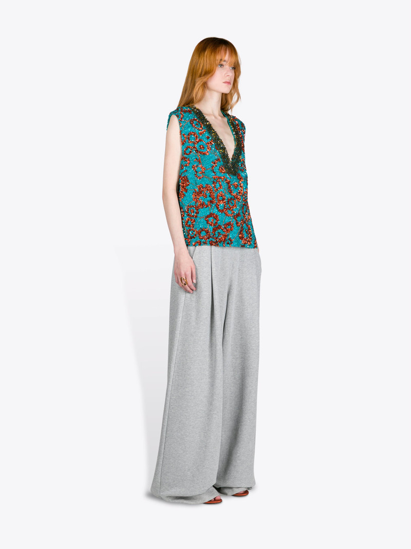 EMBROIDERED SLEEVELESS TOP 3